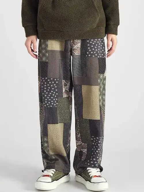 Japanese Brand New Collection Bandana Print Pants Kapital Inspired Spring Size US 33 - 1 Thumbnail