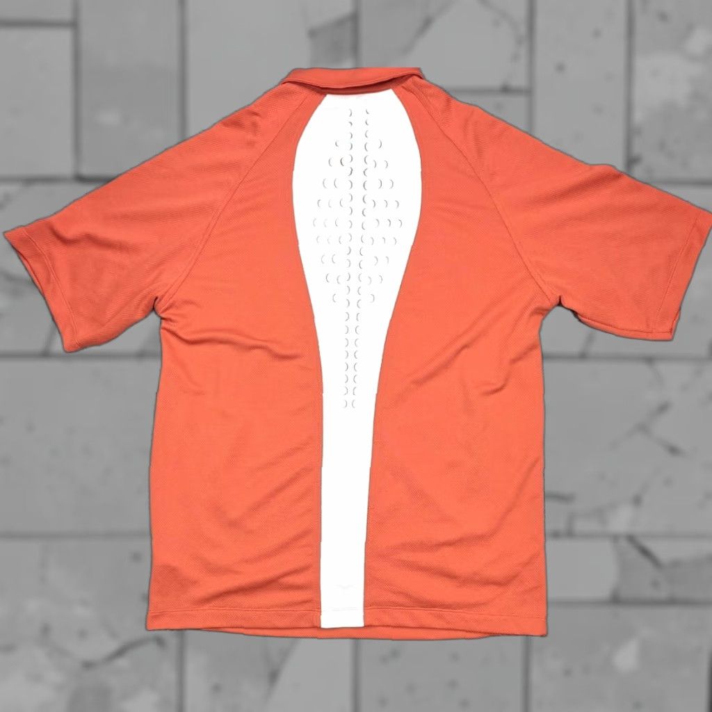 Nike Nike Golf Polo Orange Dri-Fit Mens L Perforated Performance Short Sleeve Size US L / EU 52-54 / 3 - 1 Thumbnail