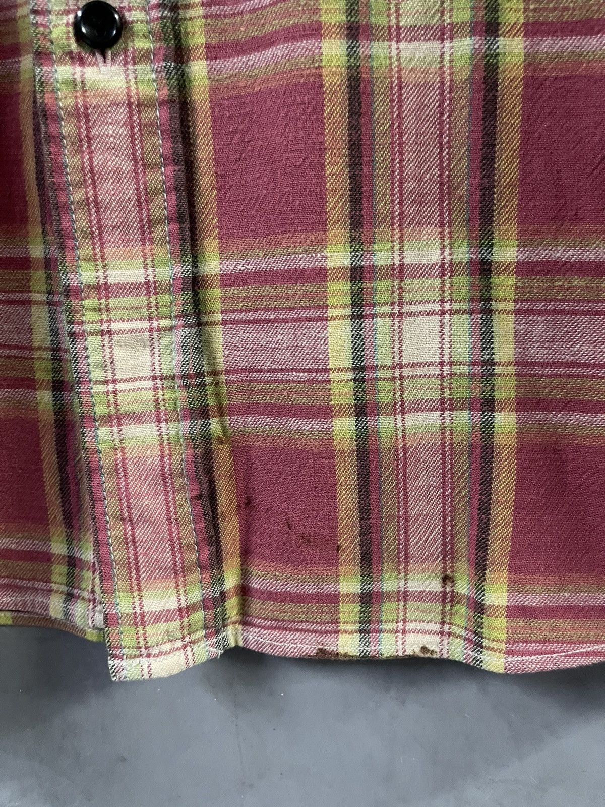 Hiroshi Kato KATO - Cotton Flannel Shirt Round Pocket Size US S / EU 44-46 / 1 - 10 Thumbnail