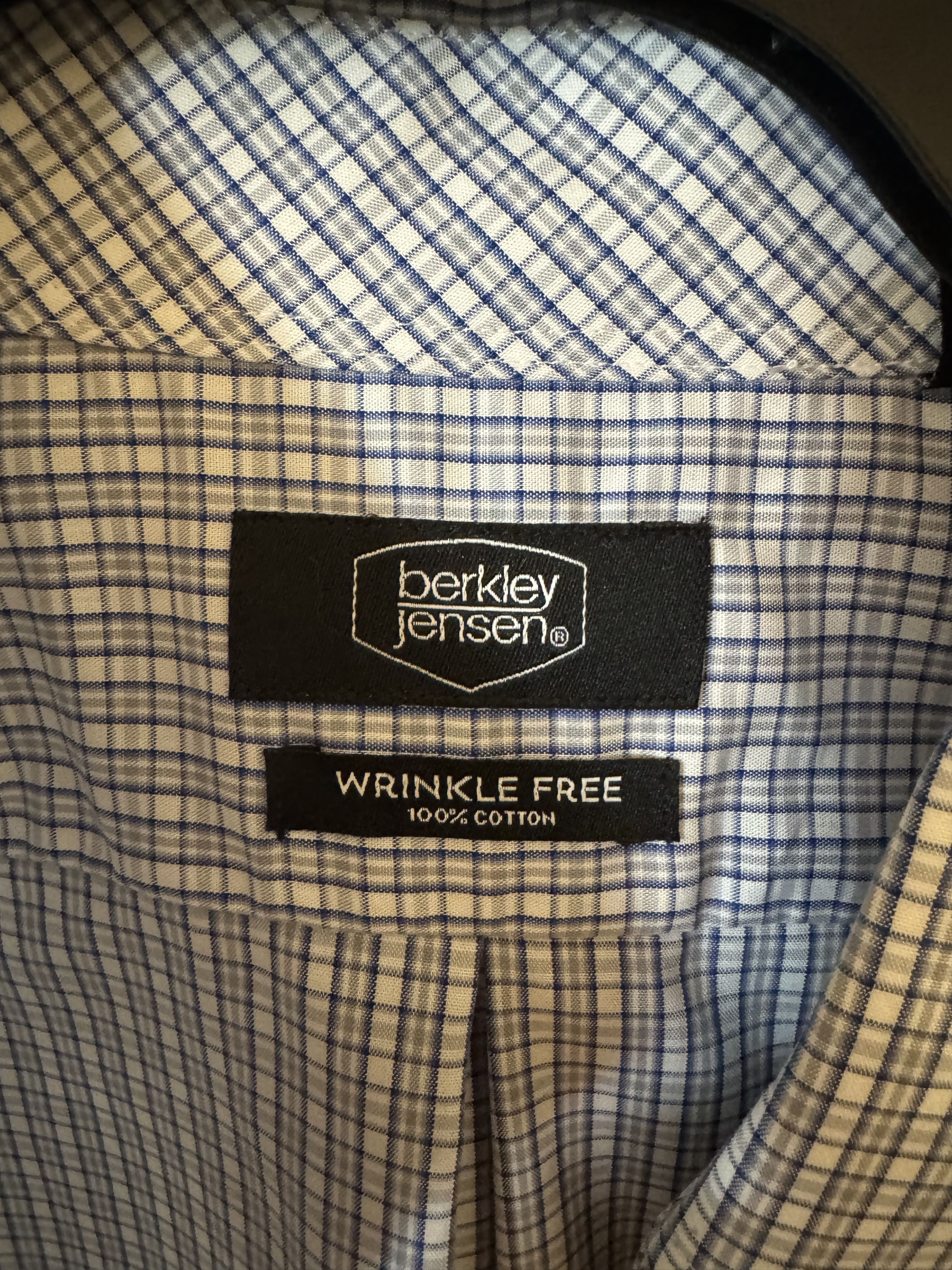 Other Berkley Jensen Wrinkle Free Dress Shirt Size US M / EU 48-50 / 2 - 1 Thumbnail