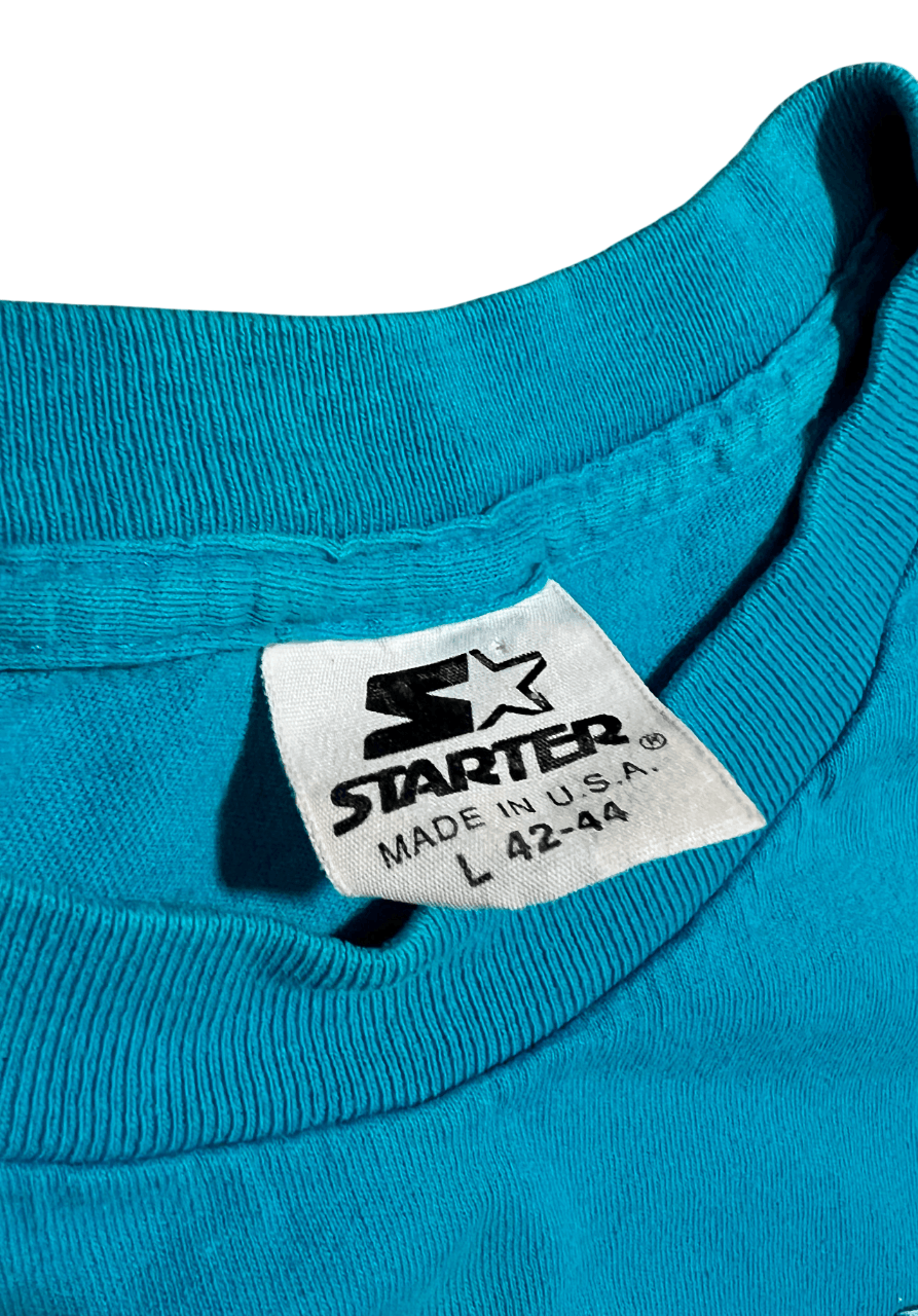 Starter Florida Marlins Starter MLB 1992 Blue Vintage T-Shirt Size US L / EU 52-54 / 3 - 4 Thumbnail