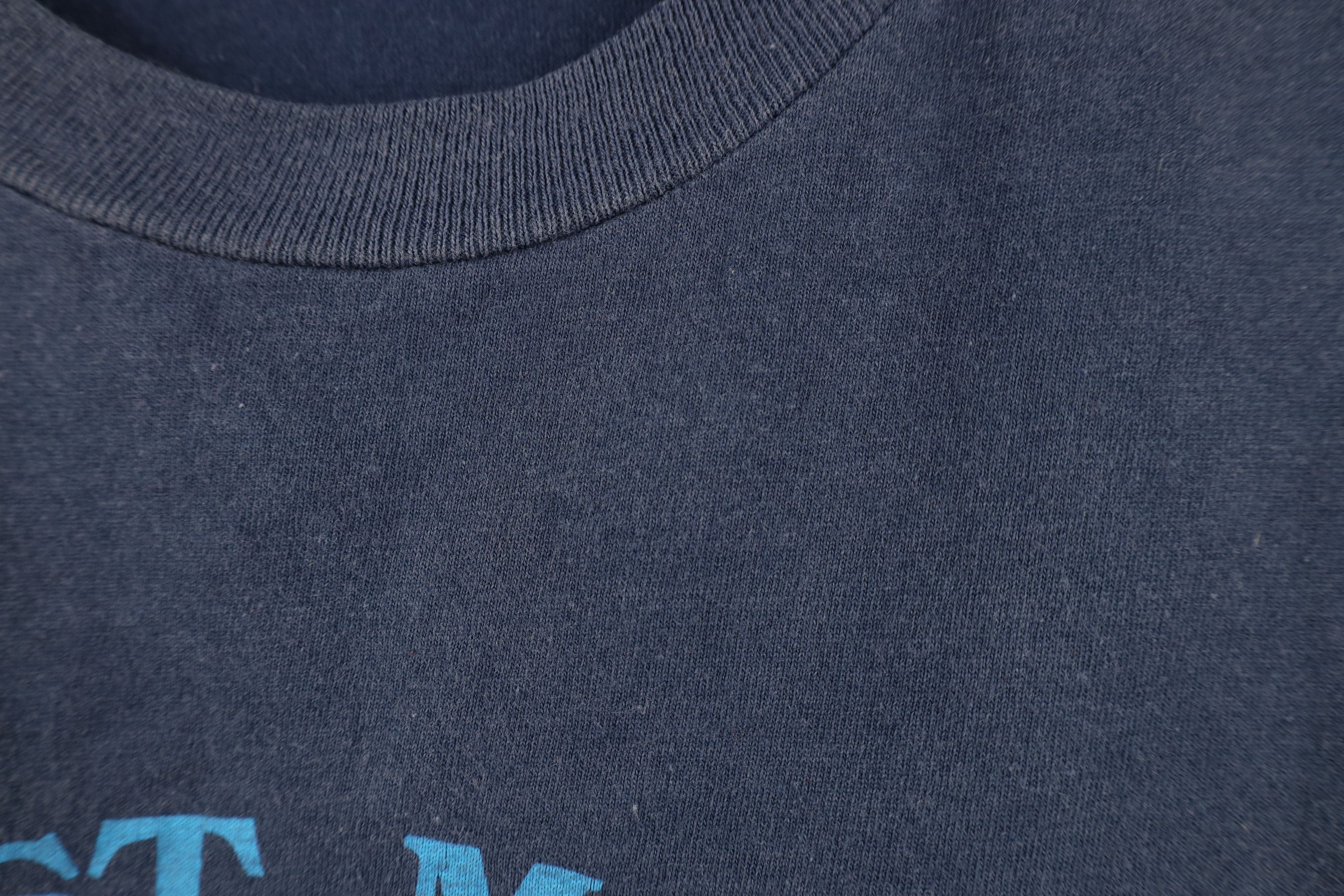 Vintage Vintage 90s Streetwear Michel Normandie France T-Shirt Blue Size US L / EU 52-54 / 3 - 10 Thumbnail