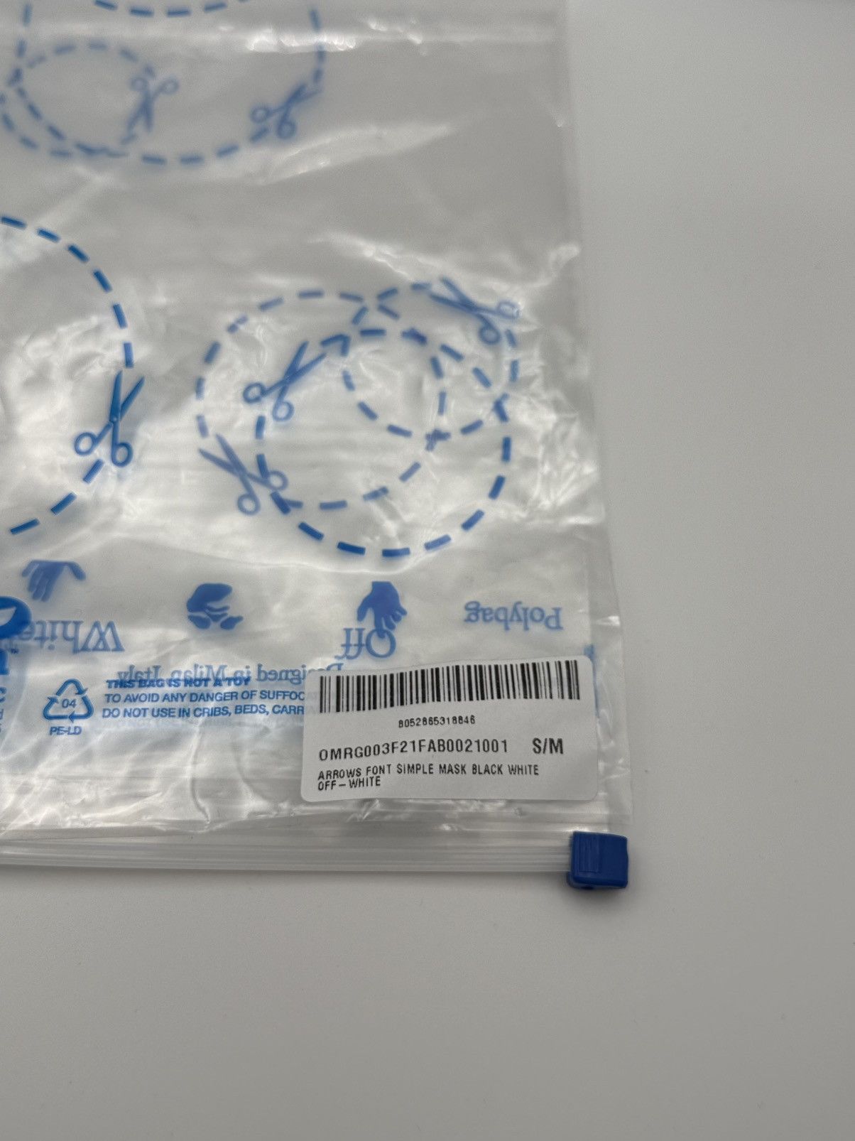 Off-White Off-White Floral Arrow Logo Face Mask Size ONE SIZE - 5 Thumbnail