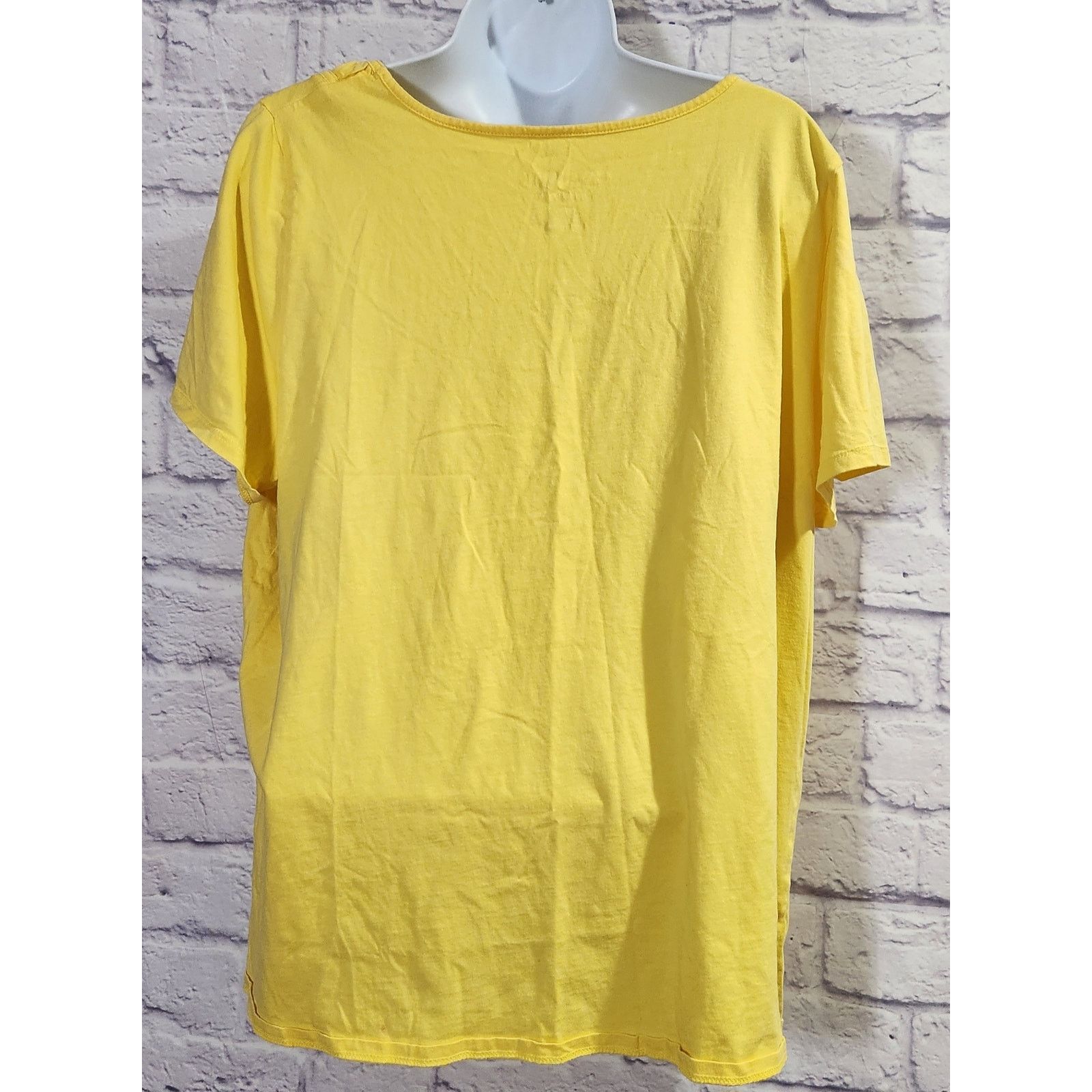 Other Cacique Intimates Yellow Pleated Round Neck Sleep Top 18 20 Size XL / US 12-14 / IT 48-50 - 4 Thumbnail
