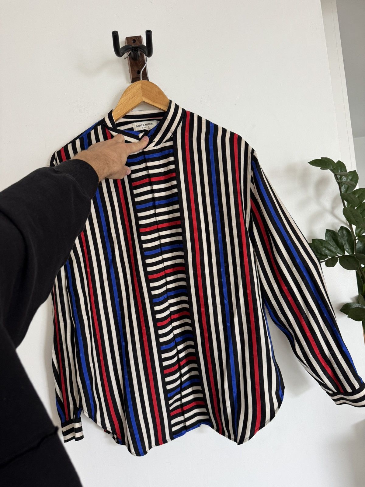 Saint Laurent Paris Silk Runway Sample shirt 39 Size US M / EU 48-50 / 2 - 3 Thumbnail