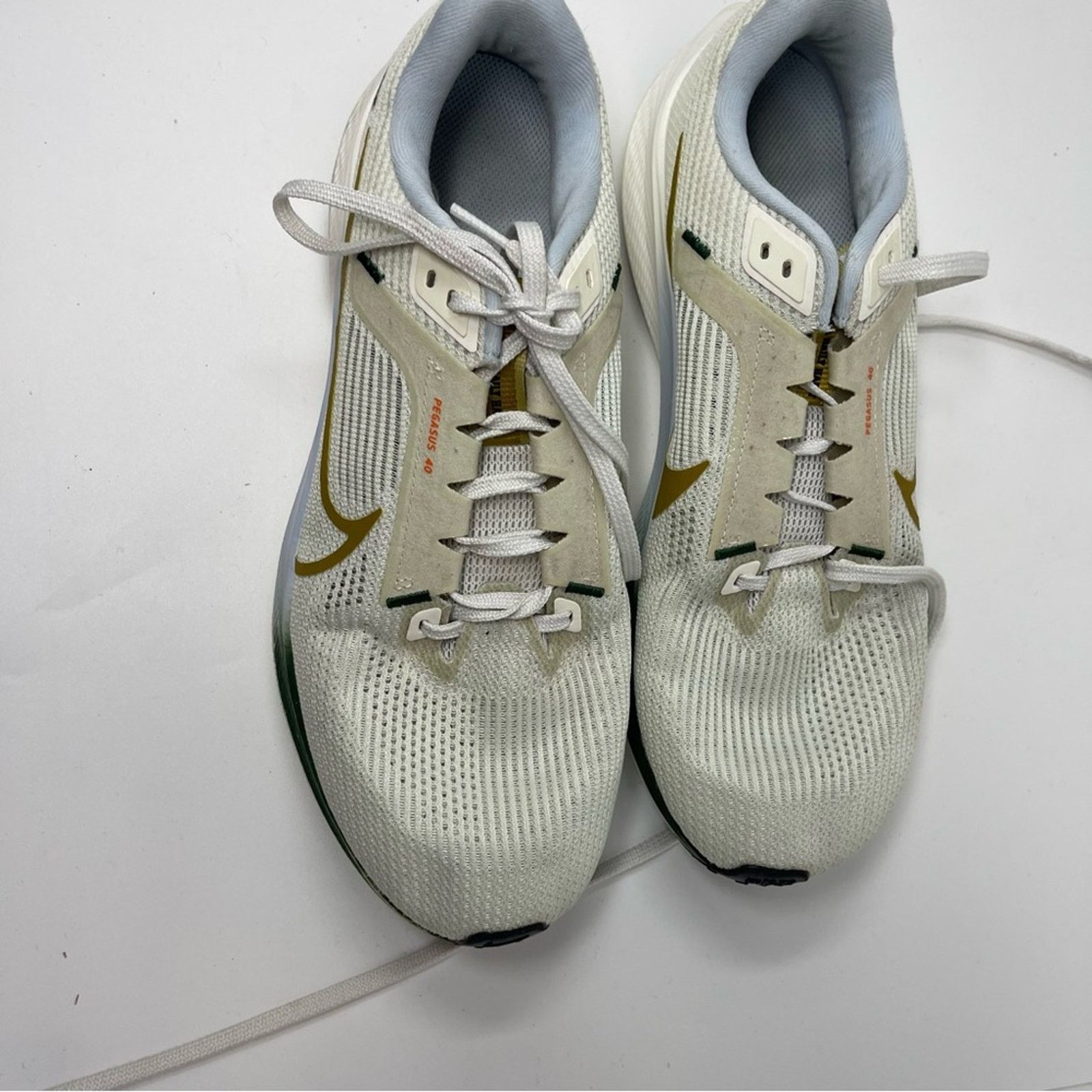 Nike Nike Air Zoom Pegasus 40 Sea Glass Bright Mandarin Men Size US 10 / EU 43 - 5 Thumbnail