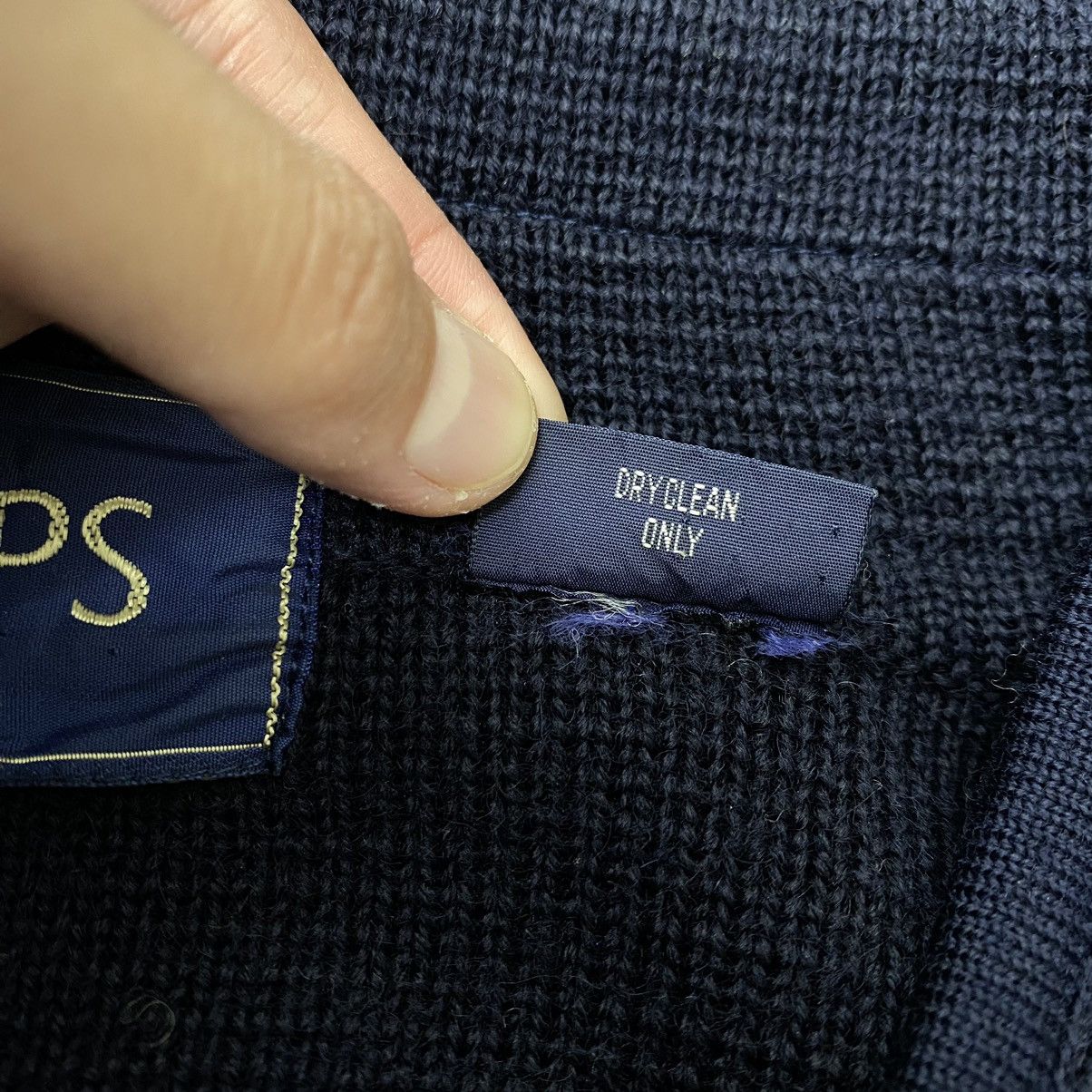 Japanese Brand × SHIPS SHIPS Japanese Brand Wool Navy Cardigan Sweatshirt Size US M / EU 48-50 / 2 - 5 Thumbnail