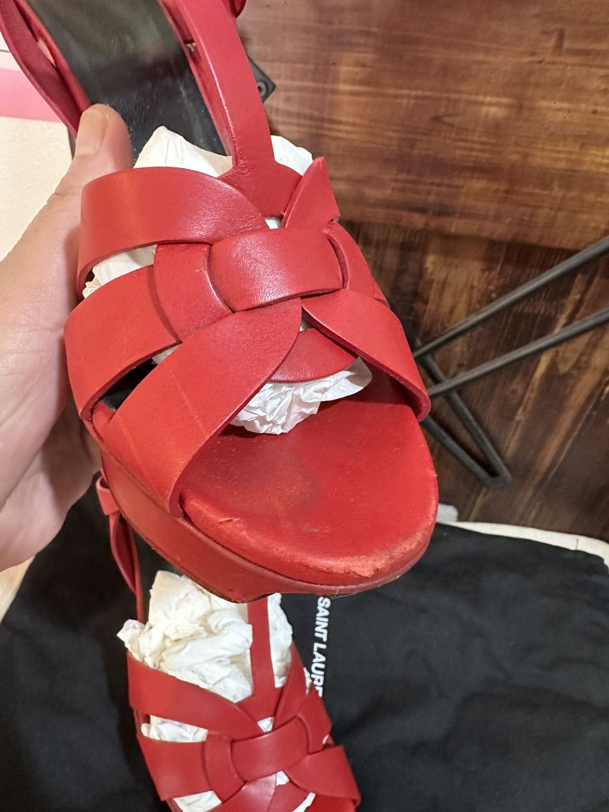 Saint Laurent Paris YSL TRIBUTE PUMPS / size 37/7 Size US 7 / IT 37 - 5 Thumbnail