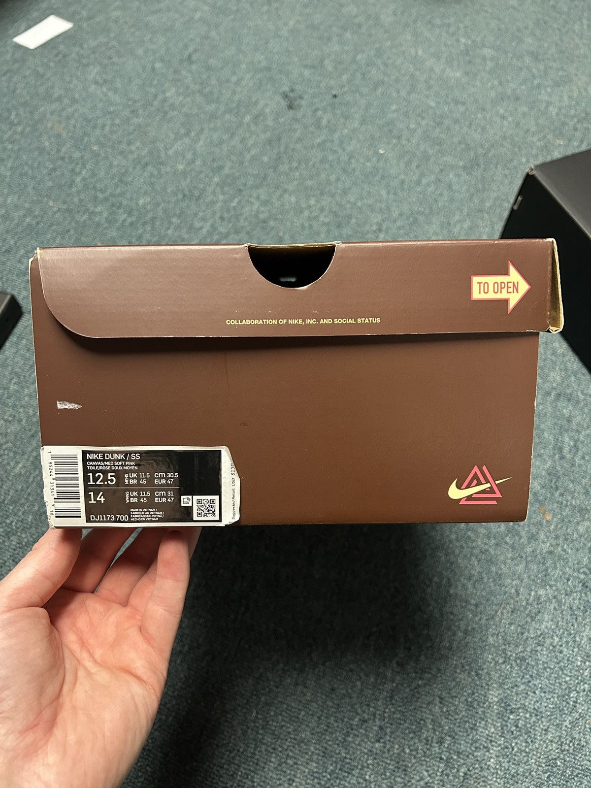 Nike × Social Status Nike x Social Status Dunk Mid “Chocolate Milk” Size US 12.5 / EU 45-46 - 11 Thumbnail