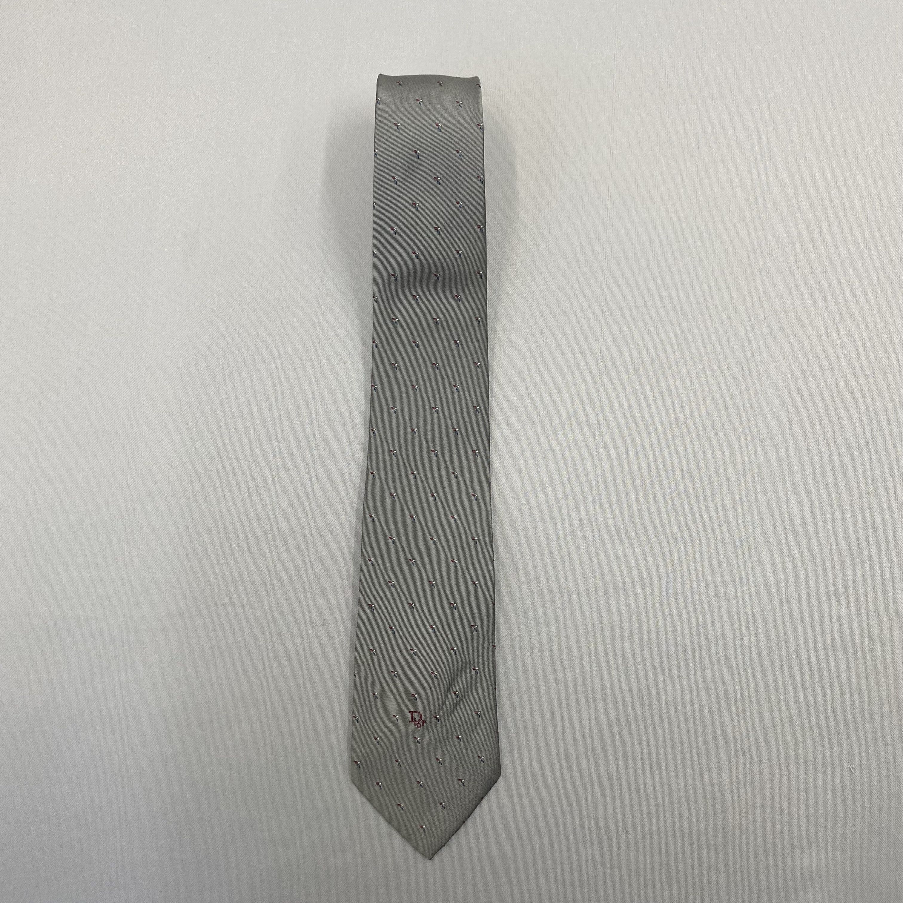 Christian Dior Monsieur Vintage Christian Dior SILK Necktie Cravate Pure Silk Size ONE SIZE - 3 Thumbnail