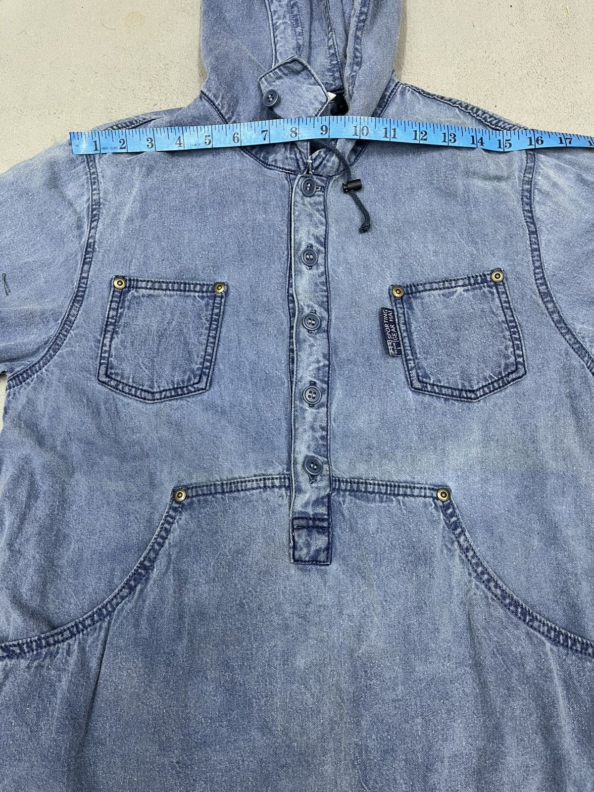 Hai Sporting Gear VTG HAI SPORTING GEAR ANORAK DENIM JACKET Size M / US 6-8 / IT 42-44 - 18 Thumbnail