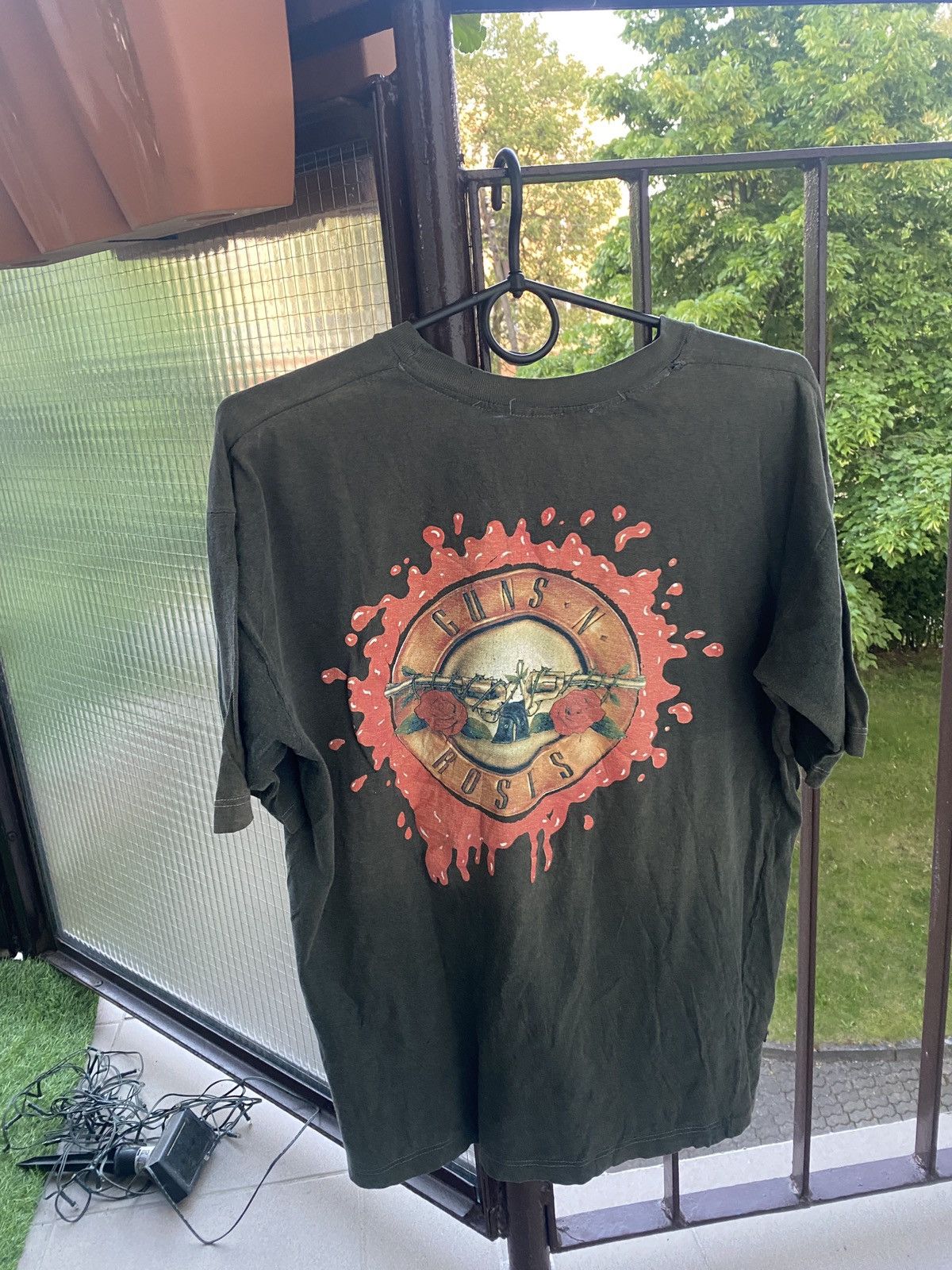 Band Tees Ultra rare khaki slash guns n roses band tee 90s Size US M / EU 48-50 / 2 - 2 Thumbnail