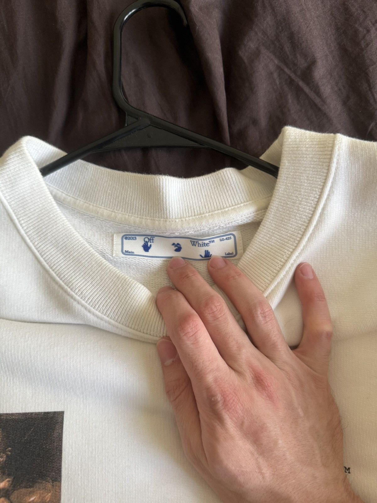 Off-White Off White Caravaggio Angel Sweatshirt Size US L / EU 52-54 / 3 - 2 Thumbnail