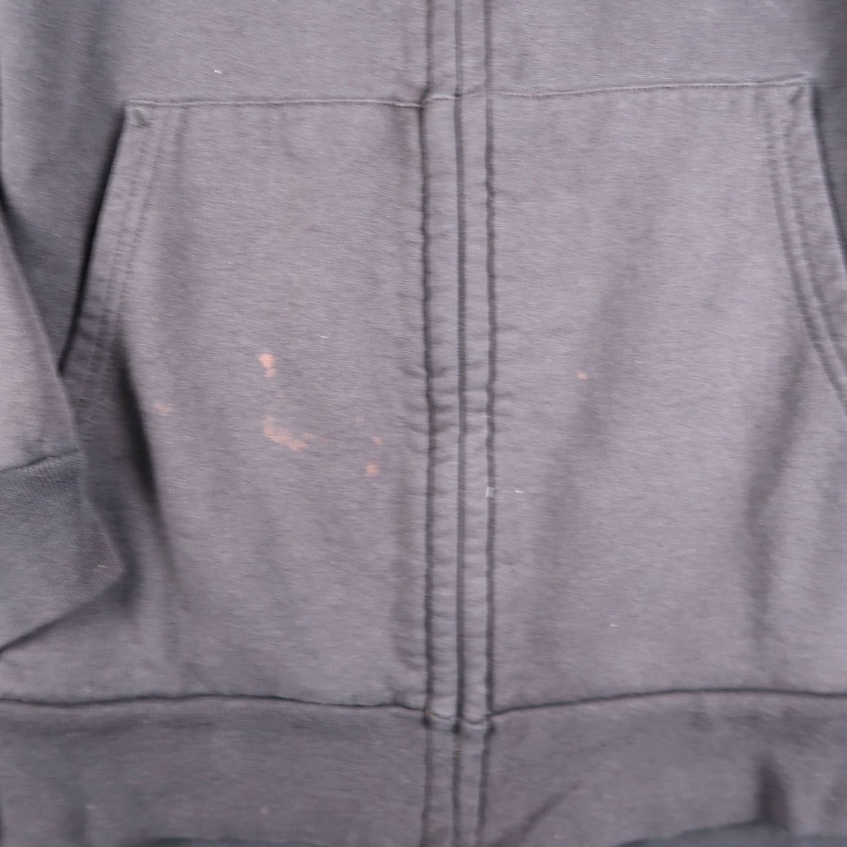Vintage VINTAGE Japanese Temple Faded Black Full Zip Hoodie Sweatshirt Size L Large Mens Hoodie Size US L / EU 52-54 / 3 - 4 Thumbnail