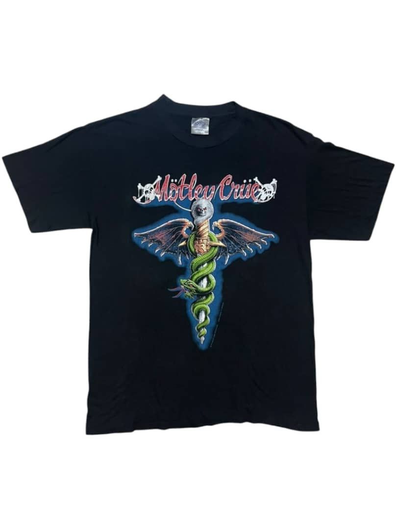 Band Tees Vintage 80s Motley Crue Brockum Tag T-Shirt Size US M / EU 48-50 / 2 - 1 Thumbnail