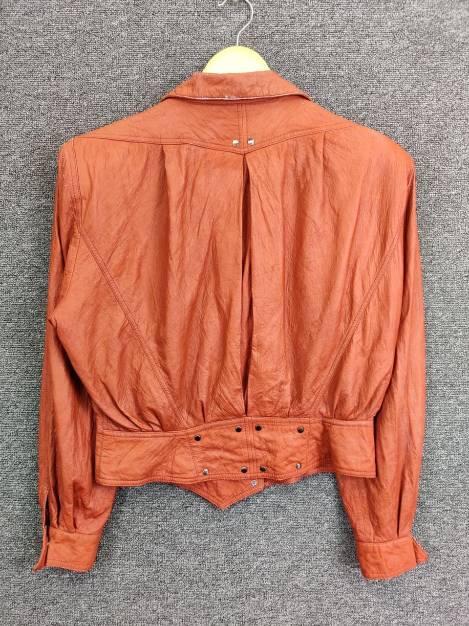 Thierry Mugler Nice ❗Thierry Mugler Bomber Leather Jacket Size US M / EU 48-50 / 2 - 7 Thumbnail