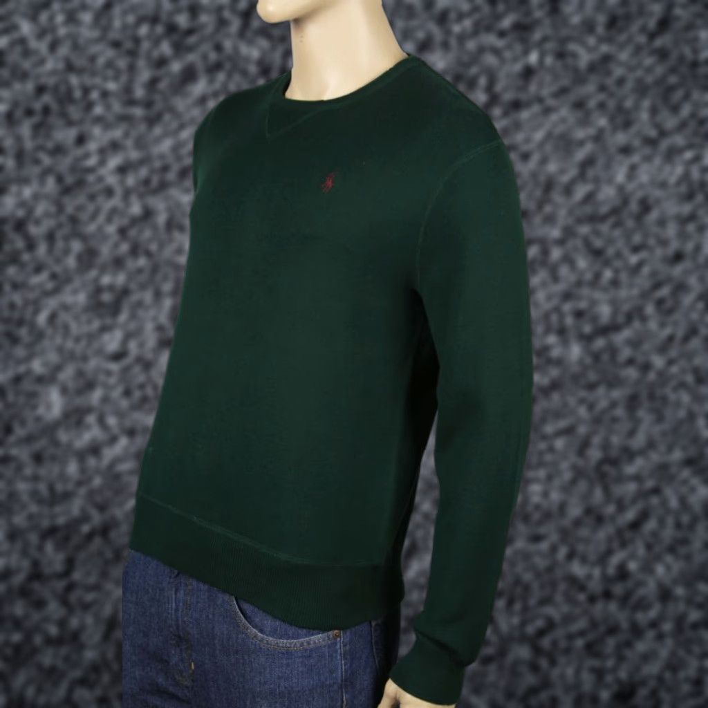 Polo Ralph Lauren Polo Ralph Lauren Medium M Green Crewneck Sweater Burgundy Pony NWT Polo Ralph Lauren Sweater Crewneck M Green Burgundy Pony NWT Mens Size US M / EU 48-50 / 2 - 1 Preview