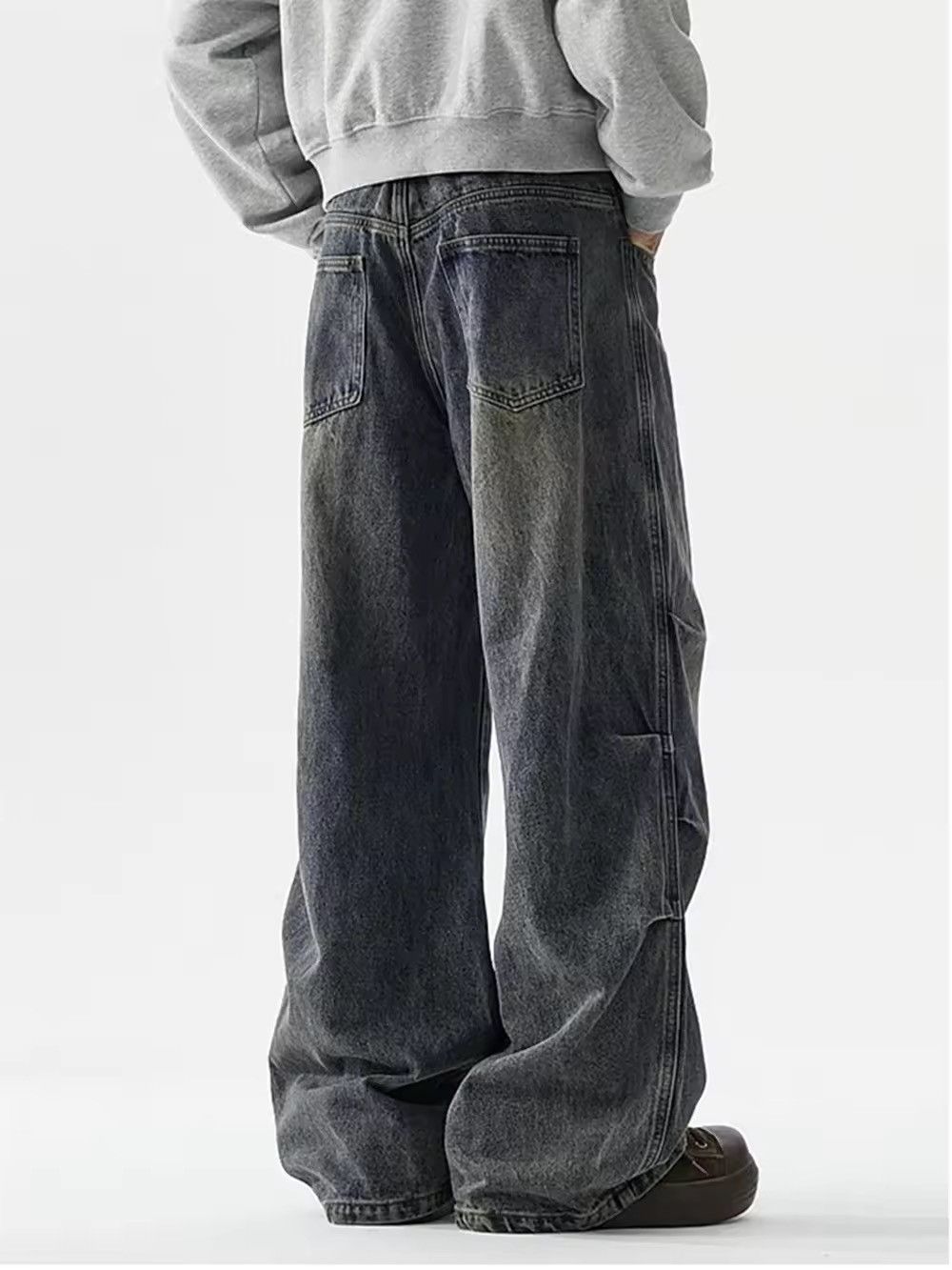 Japanese Brand × Jean Vintage Street Casual Simple Blue Jeans Size US 31 - 2 Thumbnail