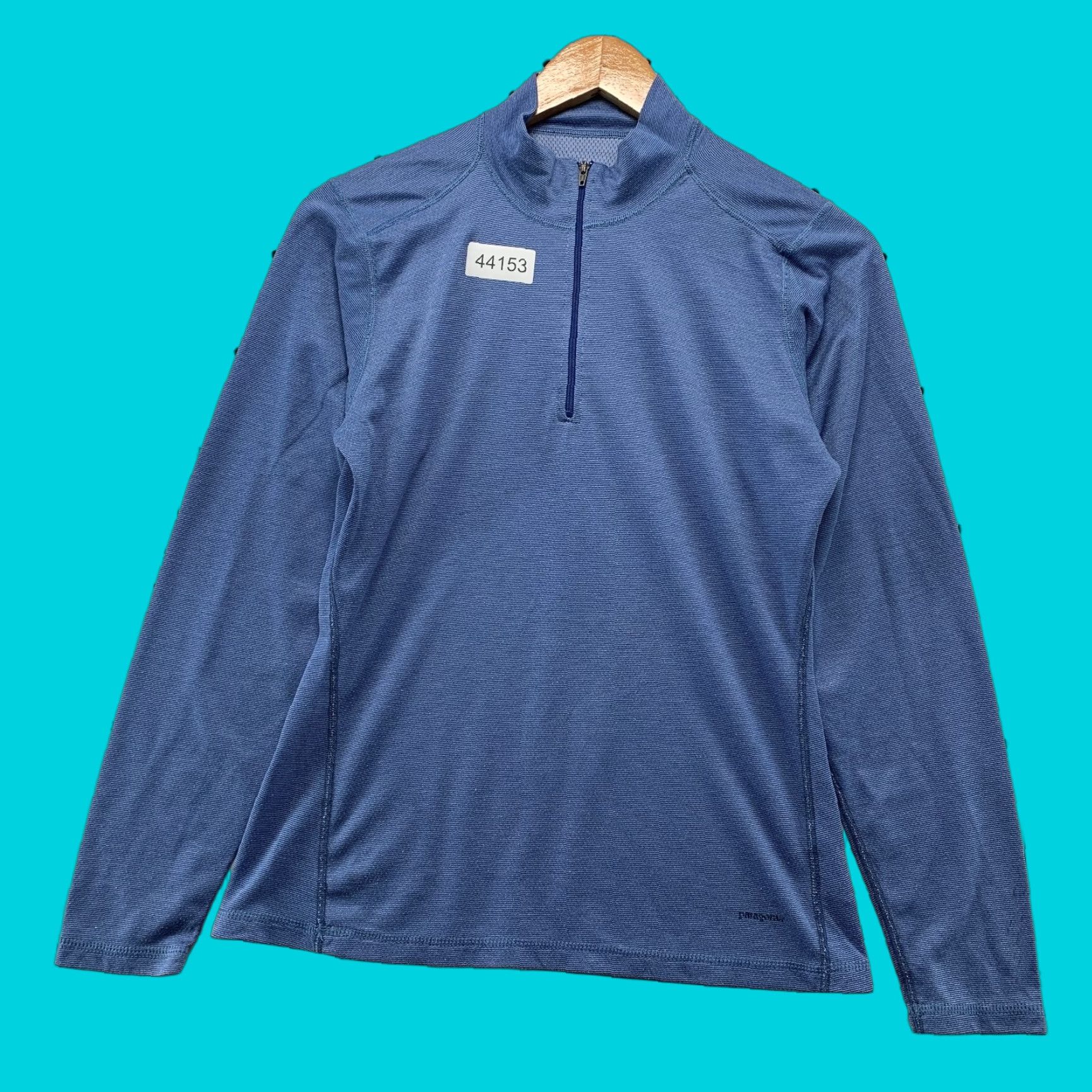 Patagonia Patagonia Womens Medium Blue Long Sleeve Active 1/4 Zip Pullover Size M / US 6-8 / IT 42-44 - 1 Thumbnail