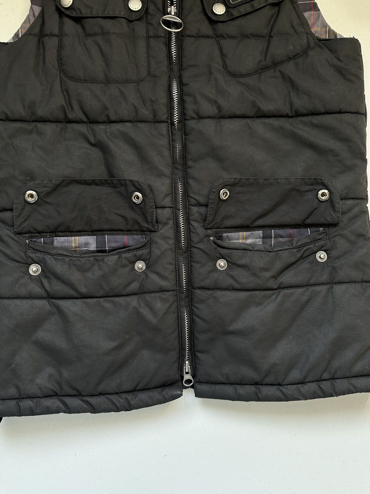 Barbour Barbour International Waxed Gilet Womens Size S / US 4 / IT 40 - 8 Thumbnail