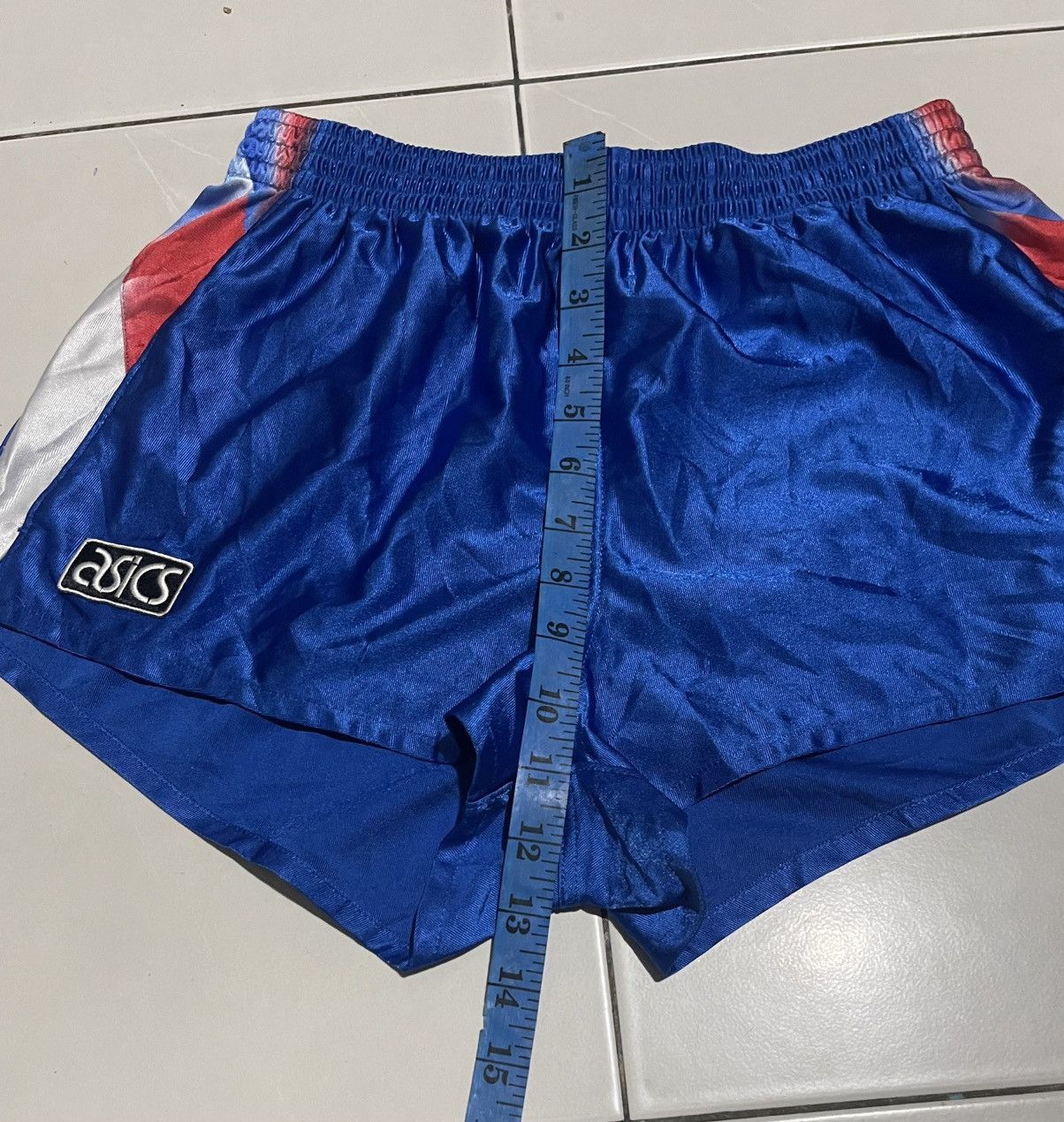 Asics 🔥Vintage ASICS Short Pants Blue Colour Design Size US 32 / EU 48 - 8 Thumbnail