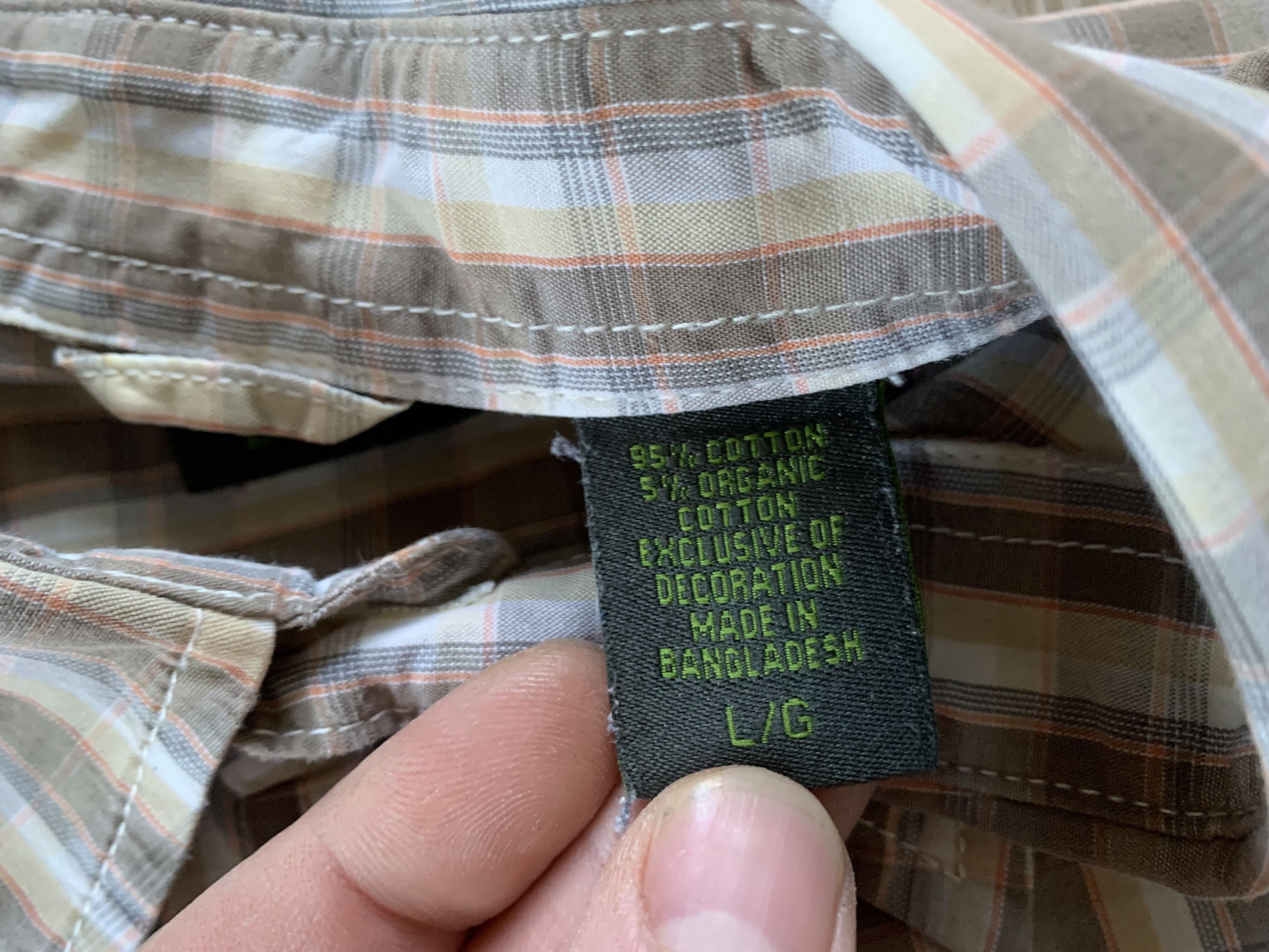Timberland Vintage Timberland Cotton Plaid Short Sleeve Trek Shirt Size US L / EU 52-54 / 3 - 7 Thumbnail