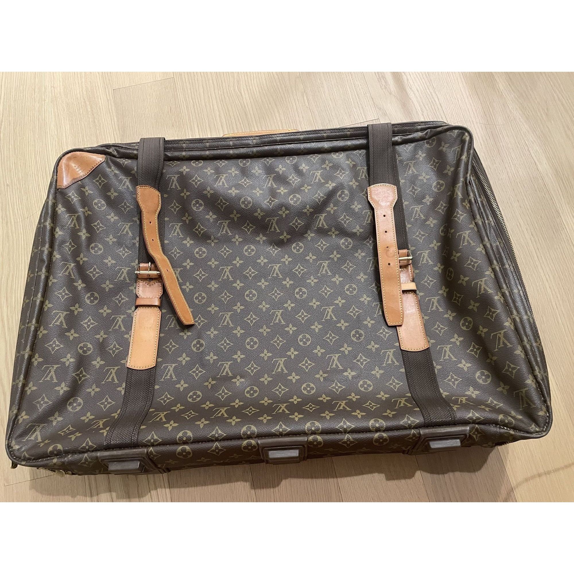 Louis Vuitton Louis Vuitton Monogram Canvas & Leather Travel Suitcase Size ONE SIZE - 2 Thumbnail
