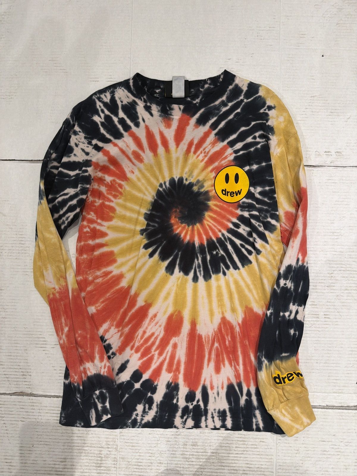Drew House Drew house tie dye t shirt long sleeve Size US S / EU 44-46 / 1 - 1 Thumbnail