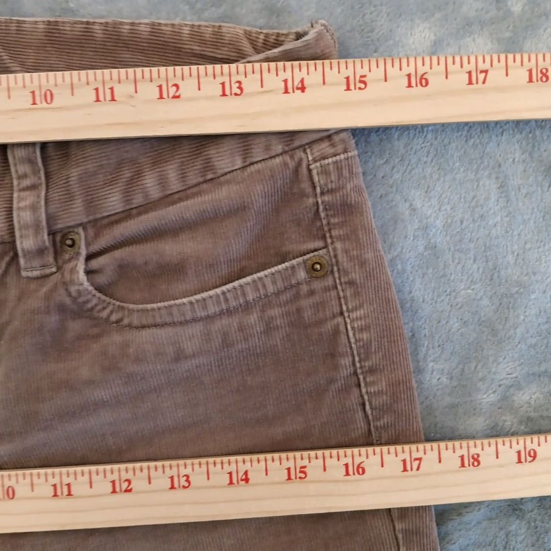 J.Crew J.CREW Corduroy Pants Womens Size 26 Short Brown Chino 28x29.5 Low Rise Shirt/Pants? Size 26" / US 2 / IT 38 - 2 Thumbnail