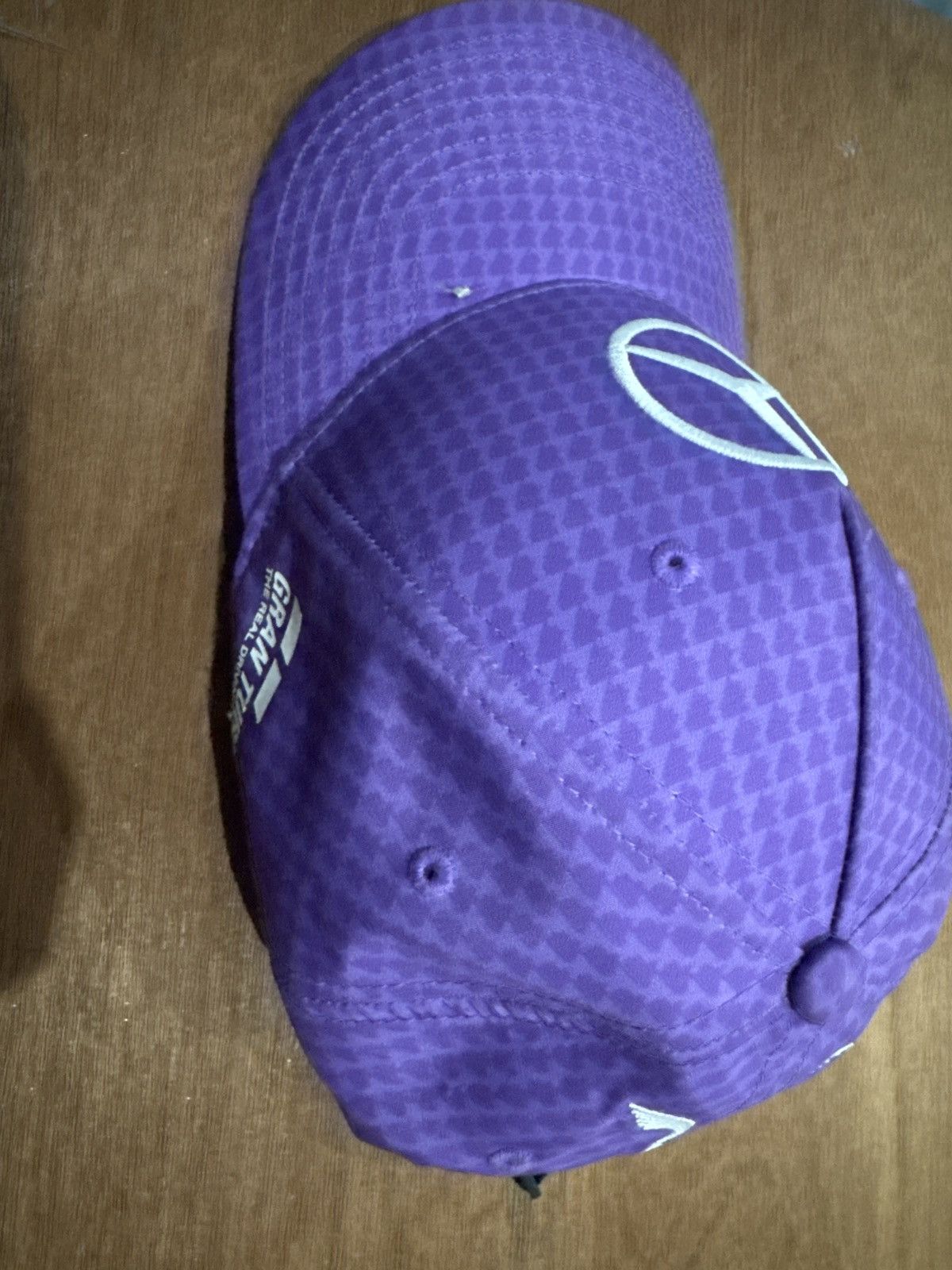 Mercedes-Benz lewis hamilton purple mercedes hat Size ONE SIZE - 3 Thumbnail