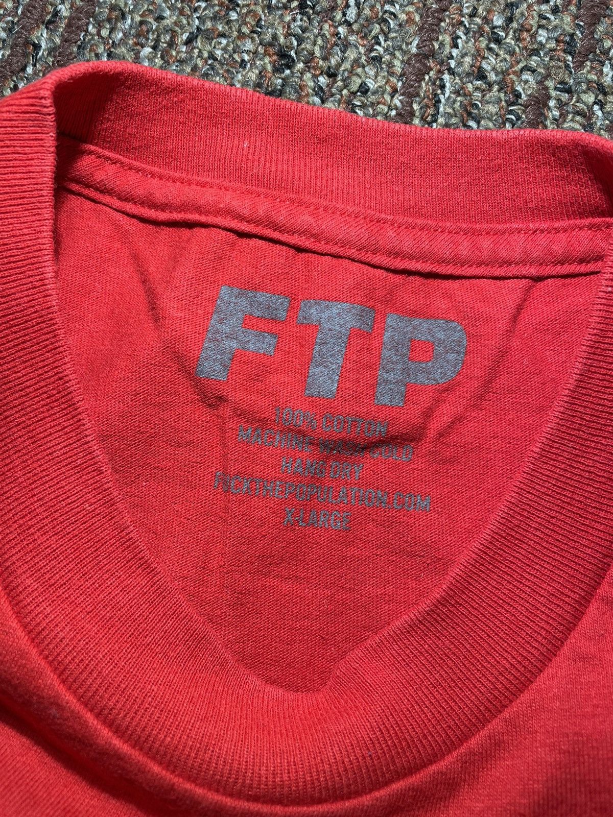 Fuck The Population FTP Smiley Tee (X-Large) Size US XL / EU 56 / 4 - 3 Thumbnail