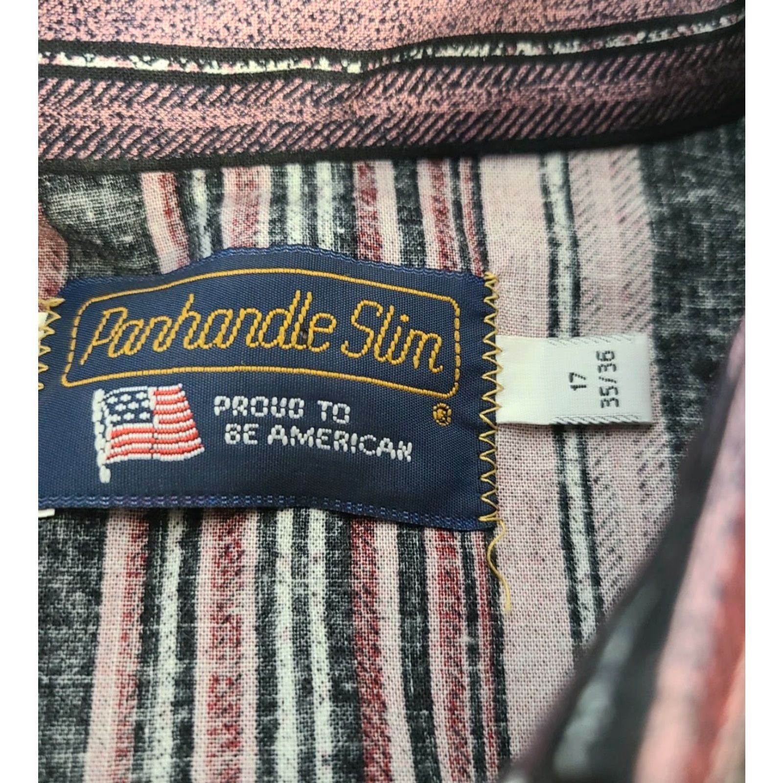 Vintage VINTAGE Panhandle Slim Mens Shirt 17 35/36 Purple Western Button-Up Long Sleeve Snapped Cowboy Satin Deadstock Mens Size US XL / EU 56 / 4 - 3 Thumbnail