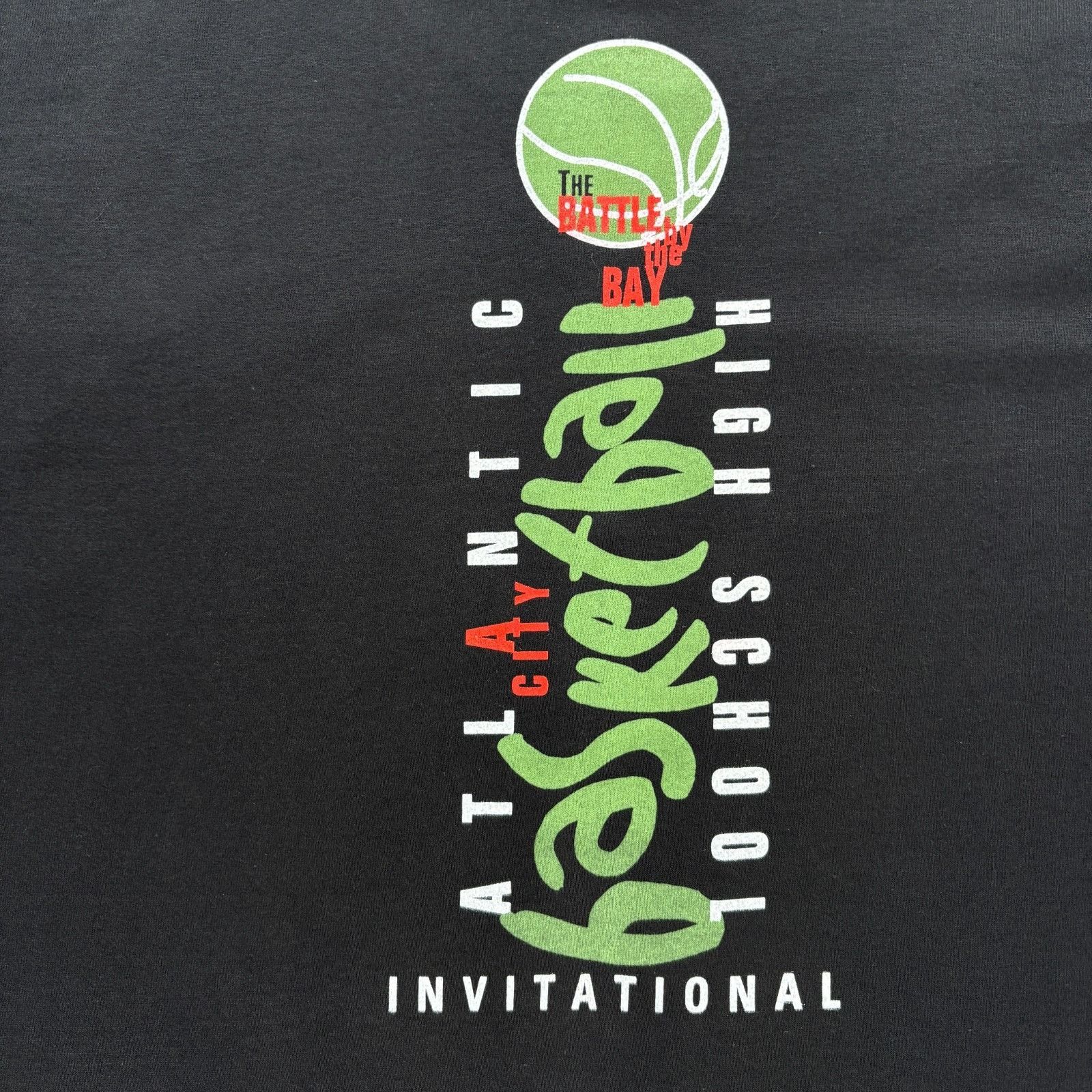 Fruit Of The Loom 1995 Battle of The Bay Basketball Tournament T Shirt Made in Size US XL / EU 56 / 4 - 4 Thumbnail
