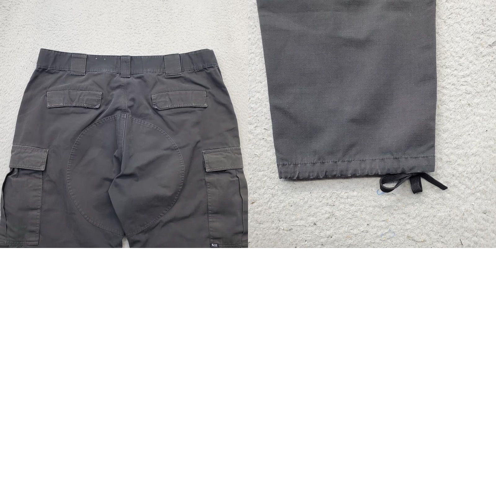 Vintage 5.11 Tactical Series Cargo Pants Mens XL Black Flex Fire Hose Work Double Knee Pants Mens XL Black Cargo Fire Hose Double Knee Size US 36 / EU 52 - 8 Thumbnail