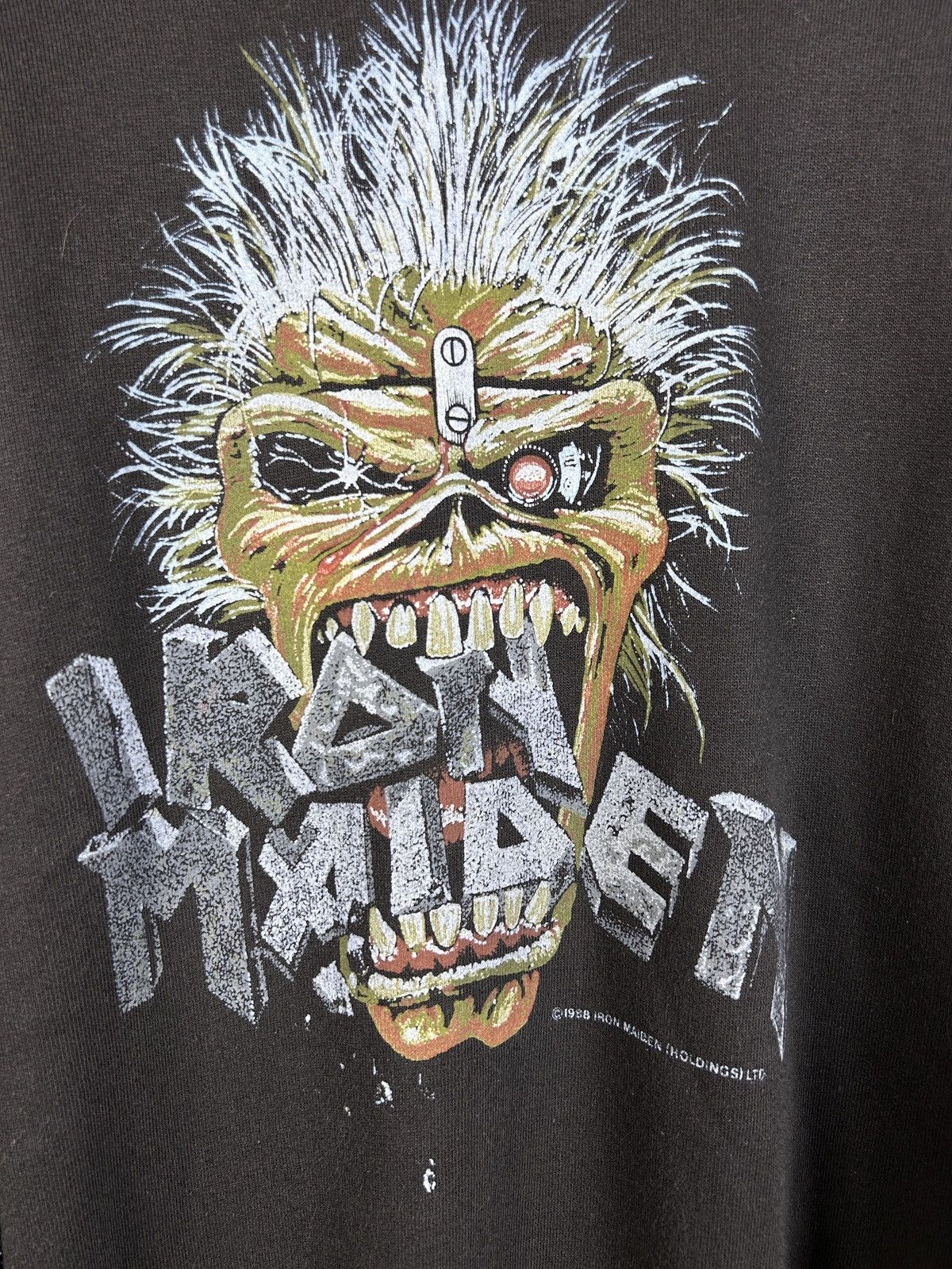Band Tees 80s Vintage Iron Maiden 1988 Eddie Crunch Crewneck Sweat Size US M / EU 48-50 / 2 - 2 Thumbnail