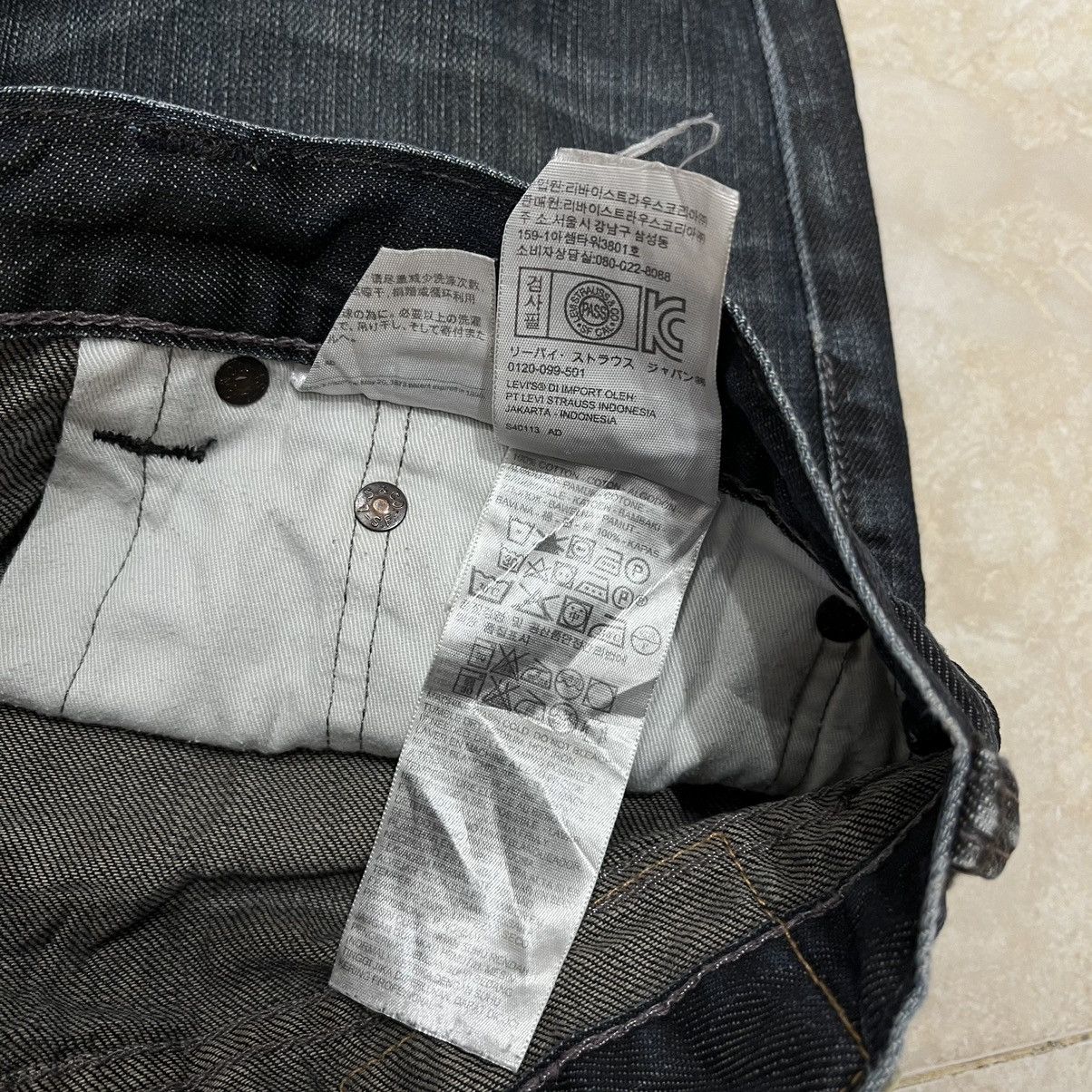 Le Grande Bleu (L.G.B.) × Levi's × Vintage Vintage Levi's 511 Indigo Denim Size US 32 / EU 48 - 3 Thumbnail