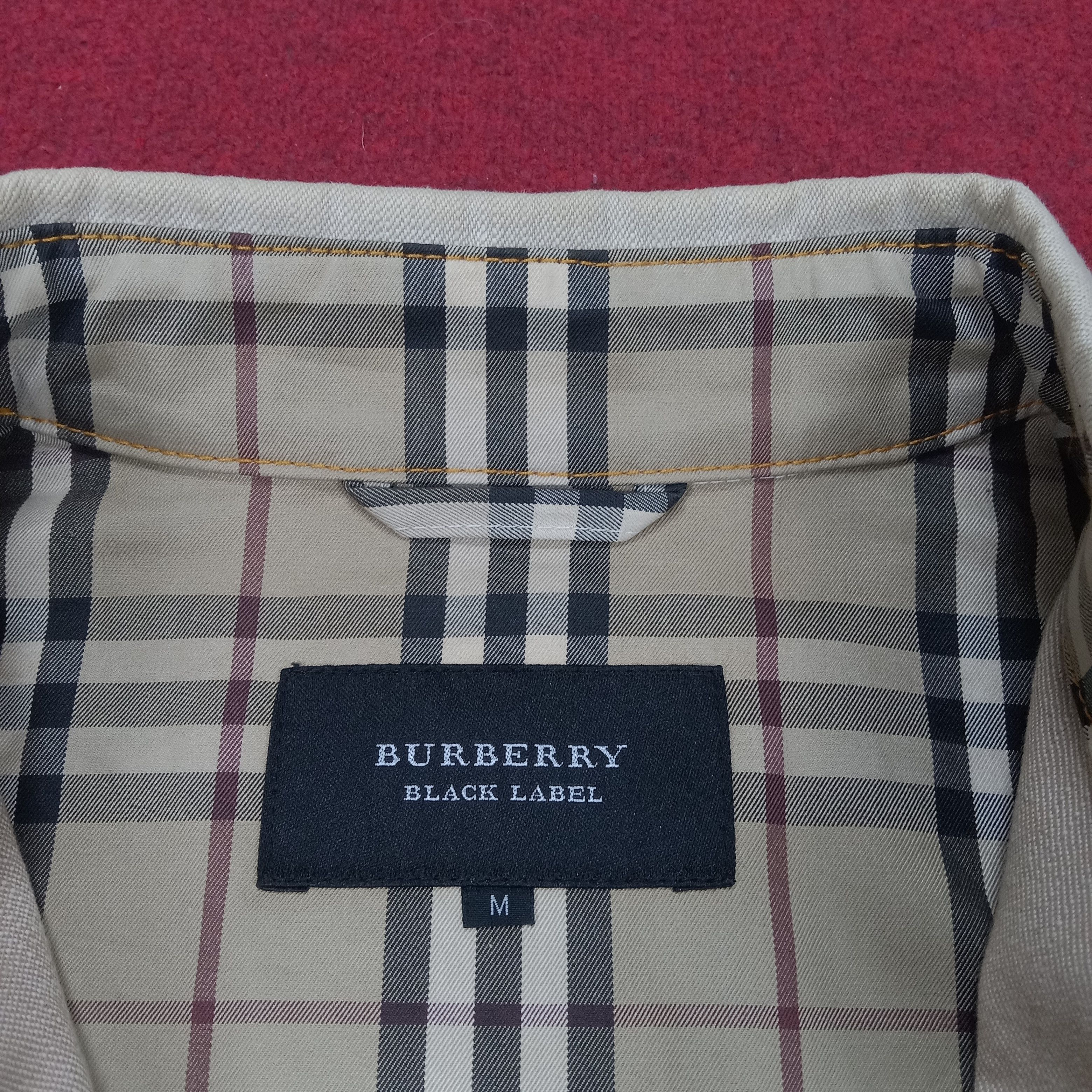 Burberry × Vintage Burberry Black Label Fashion Casual Style Jacket Size US S / EU 44-46 / 1 - 9 Thumbnail