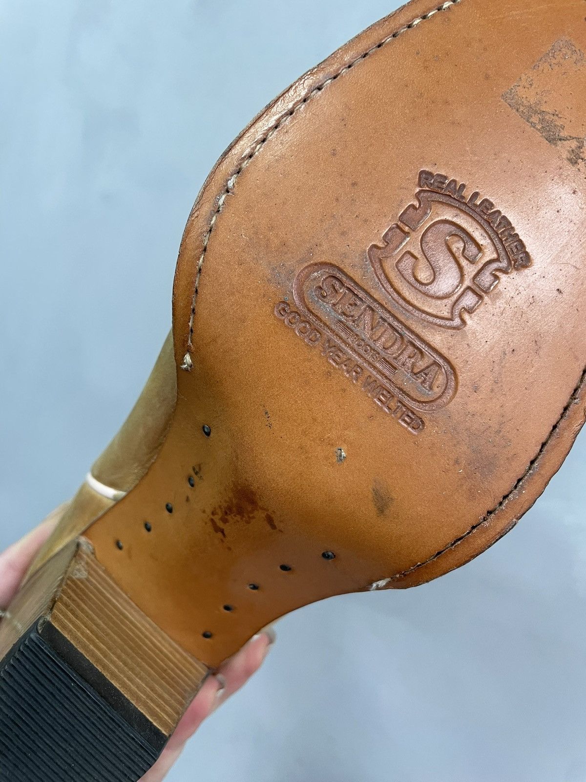 If Six Was Nine Western marlboro style leather boots retro fashion 90s Size US 8 / EU 41 - 11 Thumbnail