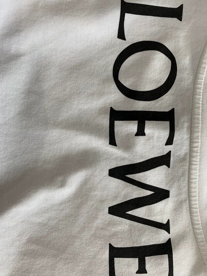 Loewe Loewe White jam toast printed short sleeve T-shirt Size L / US 10 / IT 46 - 8 Thumbnail