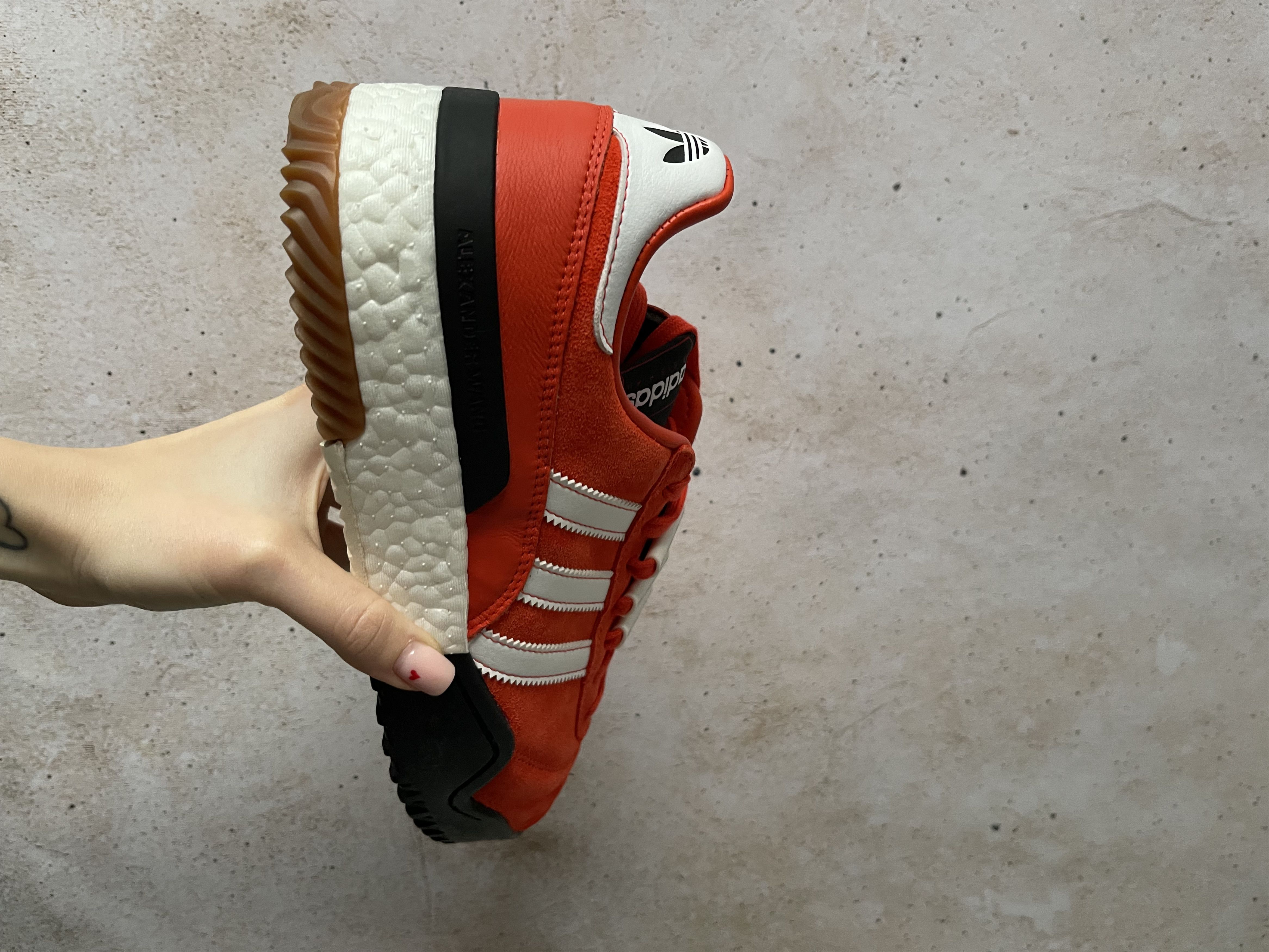 Adidas adidas alexander Wang Bball Soccer Bold Orange Sneakers Size US 6.5 / EU 39-40 - 4 Thumbnail