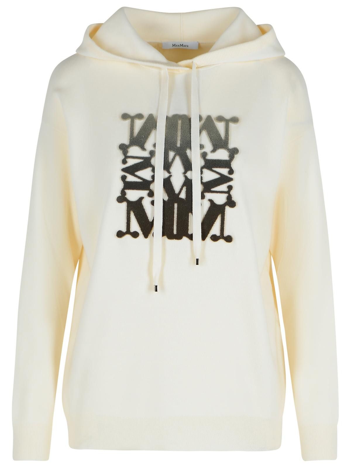 Max Mara MAX MARA 'Taddeo' Cream Virgin Wool Sweater Size XS / US 0-2 / IT 36-38 - 1 Thumbnail