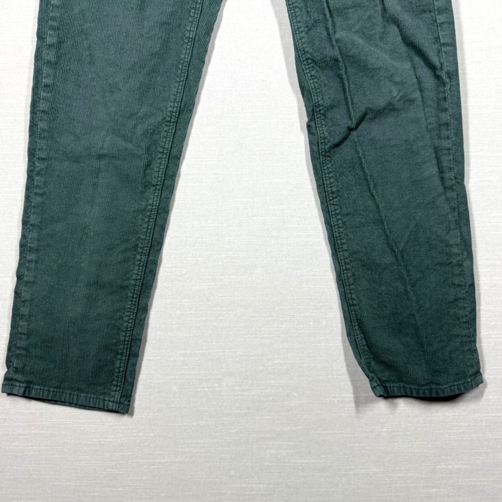 American Eagle Outfitters American Eagle Pants Womens Green Corduroy Skinny Ankle Stretch Y2K Casual 0 Size 25" / US 0 / IT 36 - 4 Thumbnail