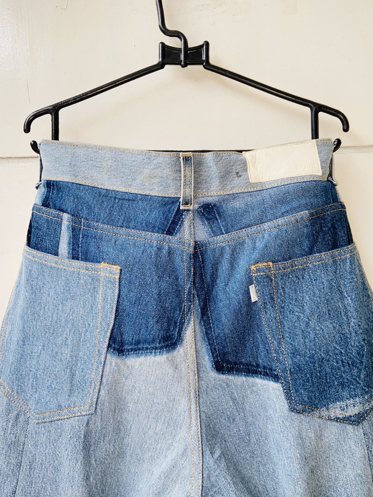 Issey Miyake NOVE Panel Denim Jeans Size US 35 - 10 Thumbnail