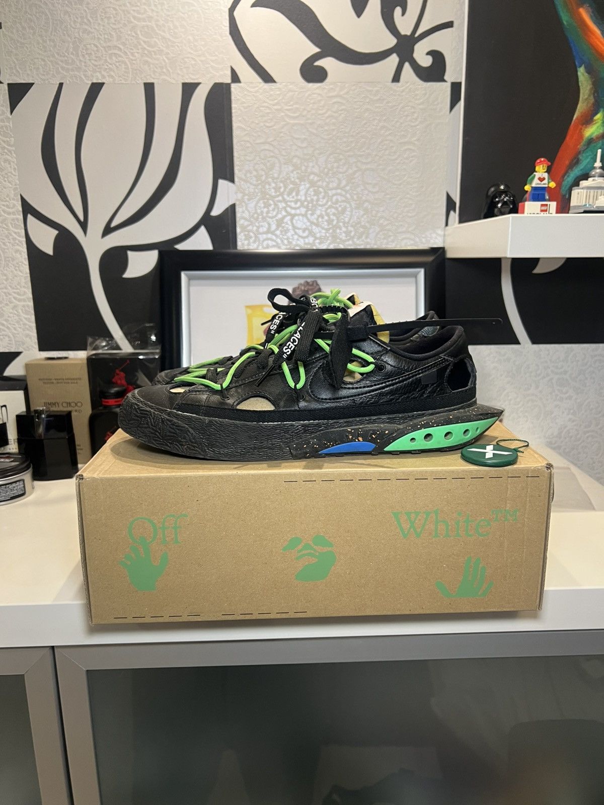 Nike × Off-White (offers🤝)Off White x Nike Blazer almost new💫 Size US 8 / EU 41 - 2 Thumbnail