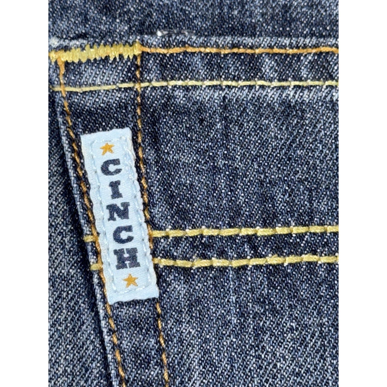 CINCH Cinch Up Denim Mens Jeans White Label Sz 42X30 Starched Size US 42 / EU 58 - 7 Thumbnail