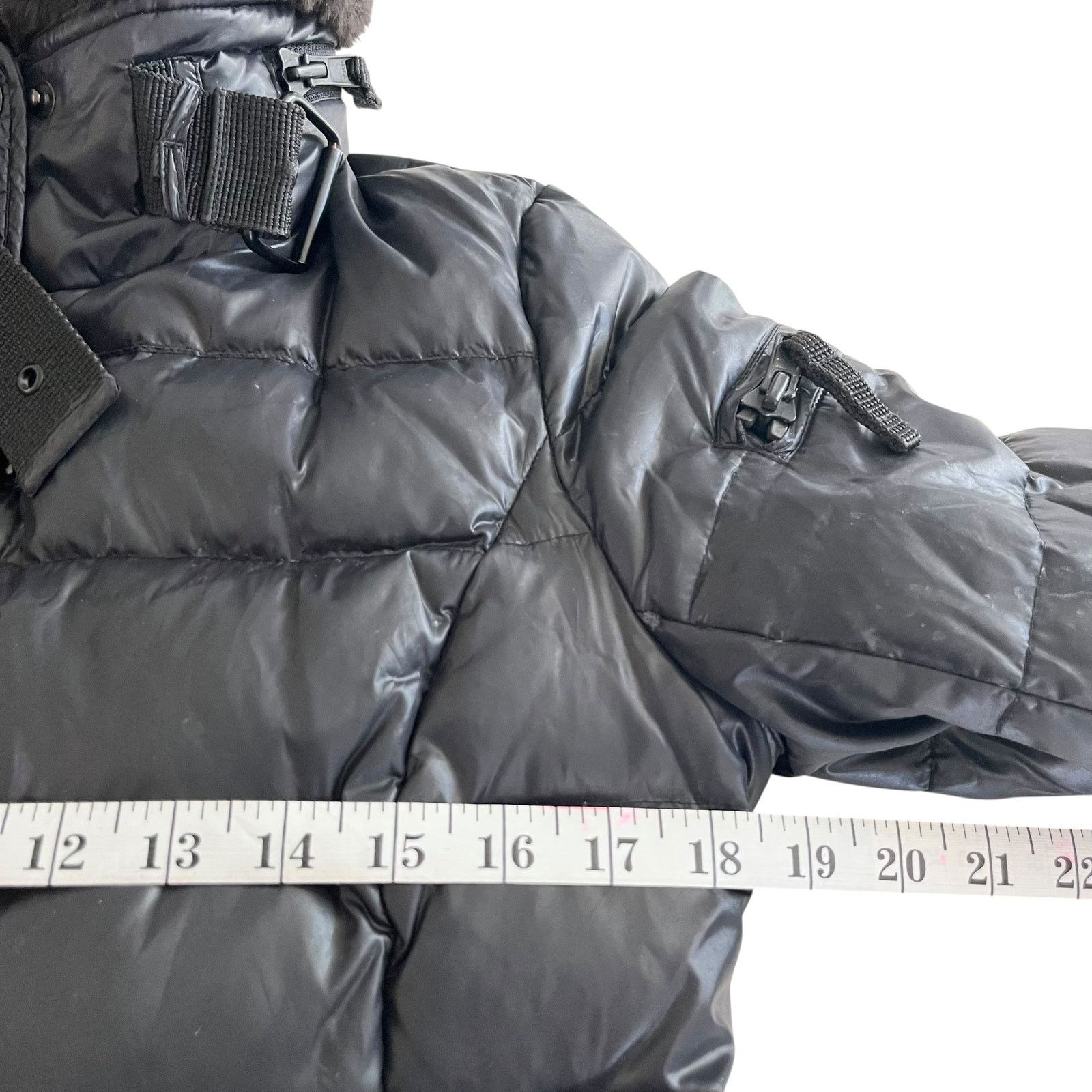 Other S13/NYC Mercer Black Retractable Hood Down Puffer Coat Size S / US 4 / IT 40 - 10 Thumbnail