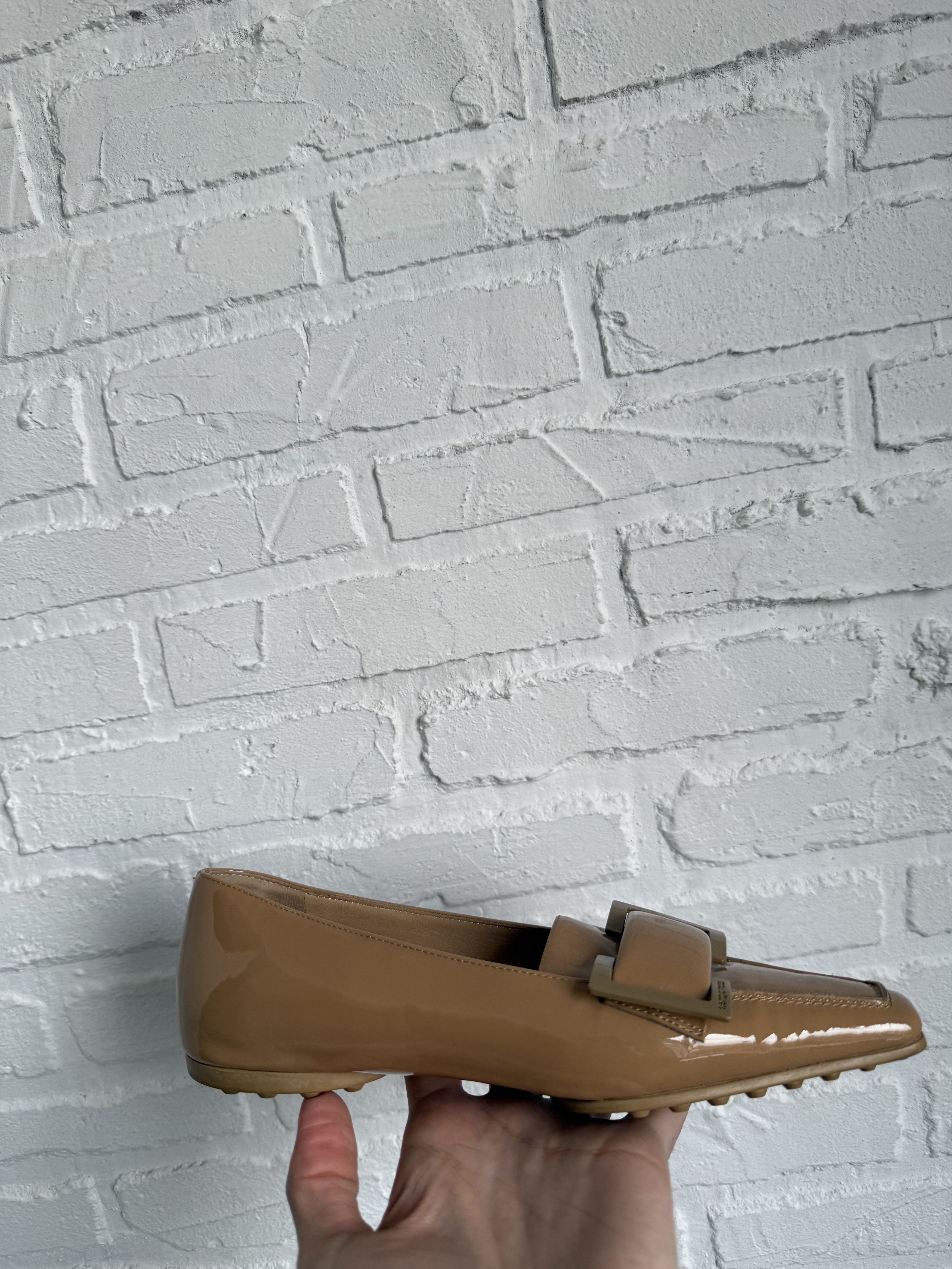 Sergio Rossi Share SERGIO ROSSI Patent Leather Loafers Size US 5.5 / IT 35.5 - 15 Thumbnail