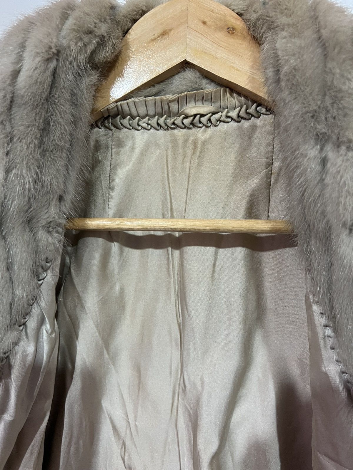 Japanese Brand 🔥 Unknown 🔥 mink fur open fur jacket saga style Size S / US 4 / IT 40 - 10 Thumbnail