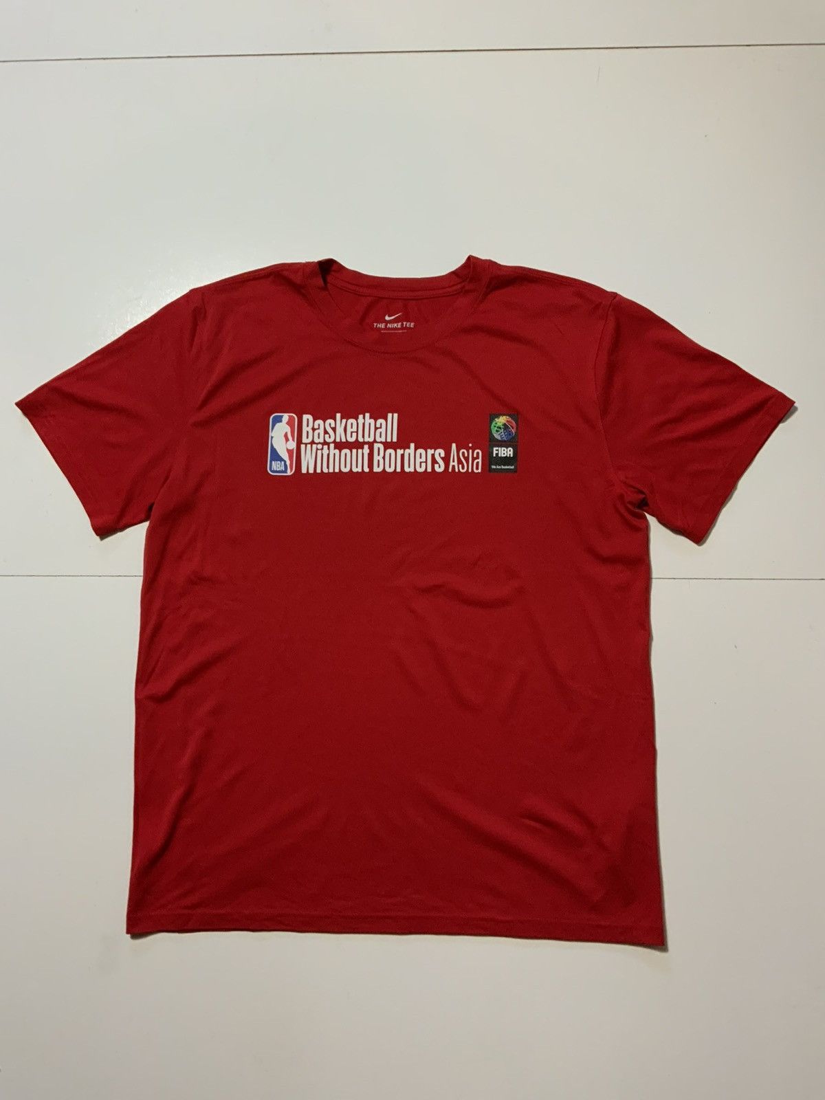 Nike Nike NBA Basketball Without Borders Asia FIBA T-Shirt Size US L / EU 52-54 / 3 - 2 Thumbnail