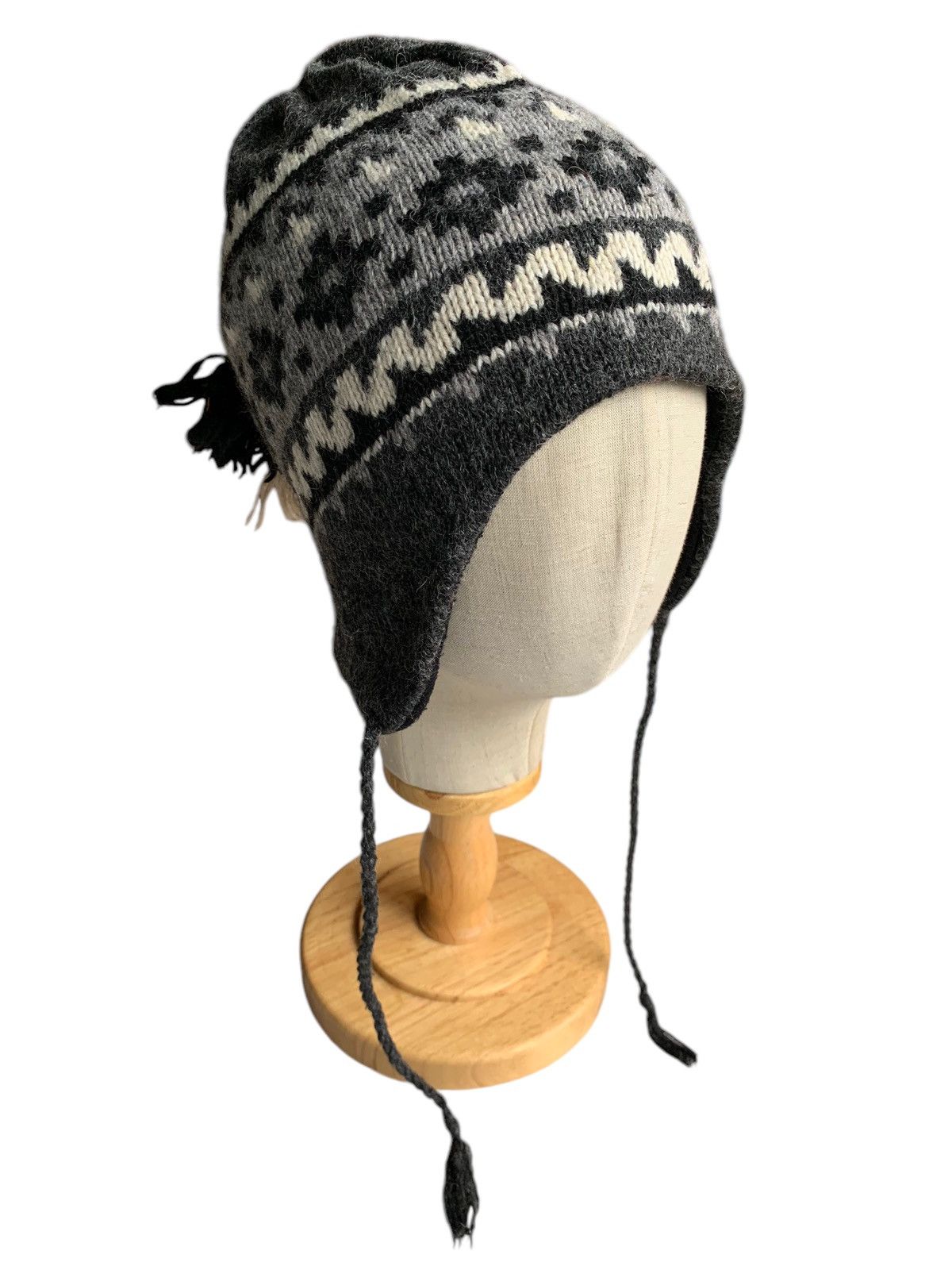 Japanese Brand × Kapital × Vintage Knitted Wool Made In Usa Earflap Winter Session Beanie Hats Size ONE SIZE - 2 Thumbnail